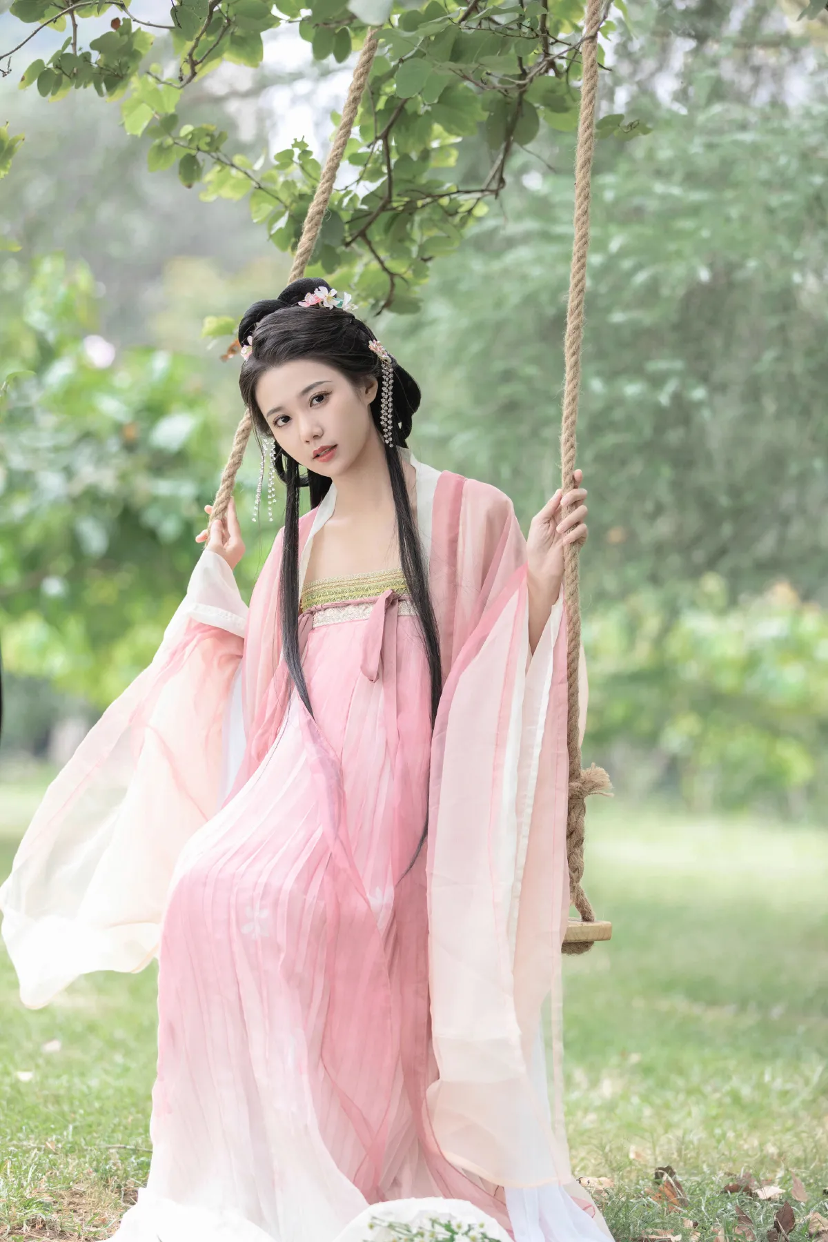 秋哒哒--_lsababe《上春山》美图作品图片4
