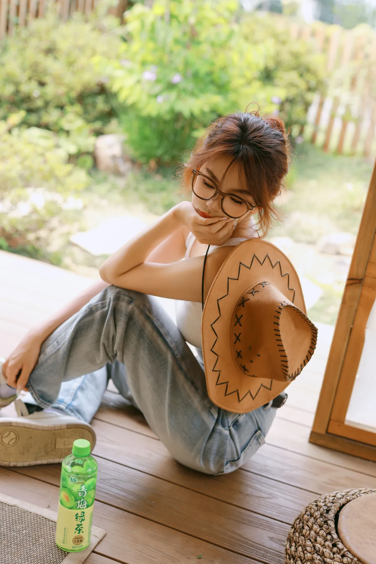 榻榻米上的玩耍