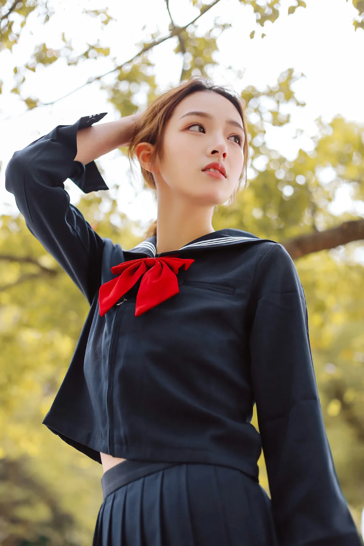 校服的裙摆1