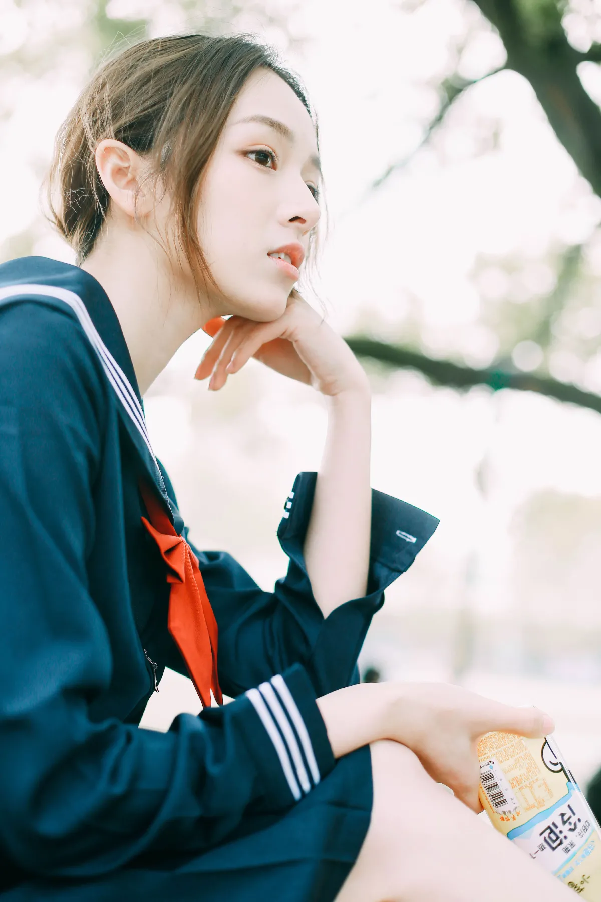 校服的裙摆4