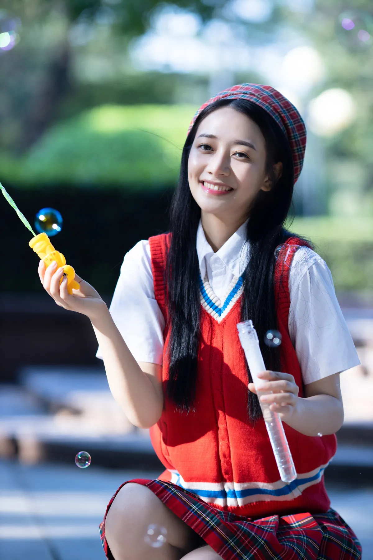 芥茉_星星《阳光下的泡泡》美图作品图片1