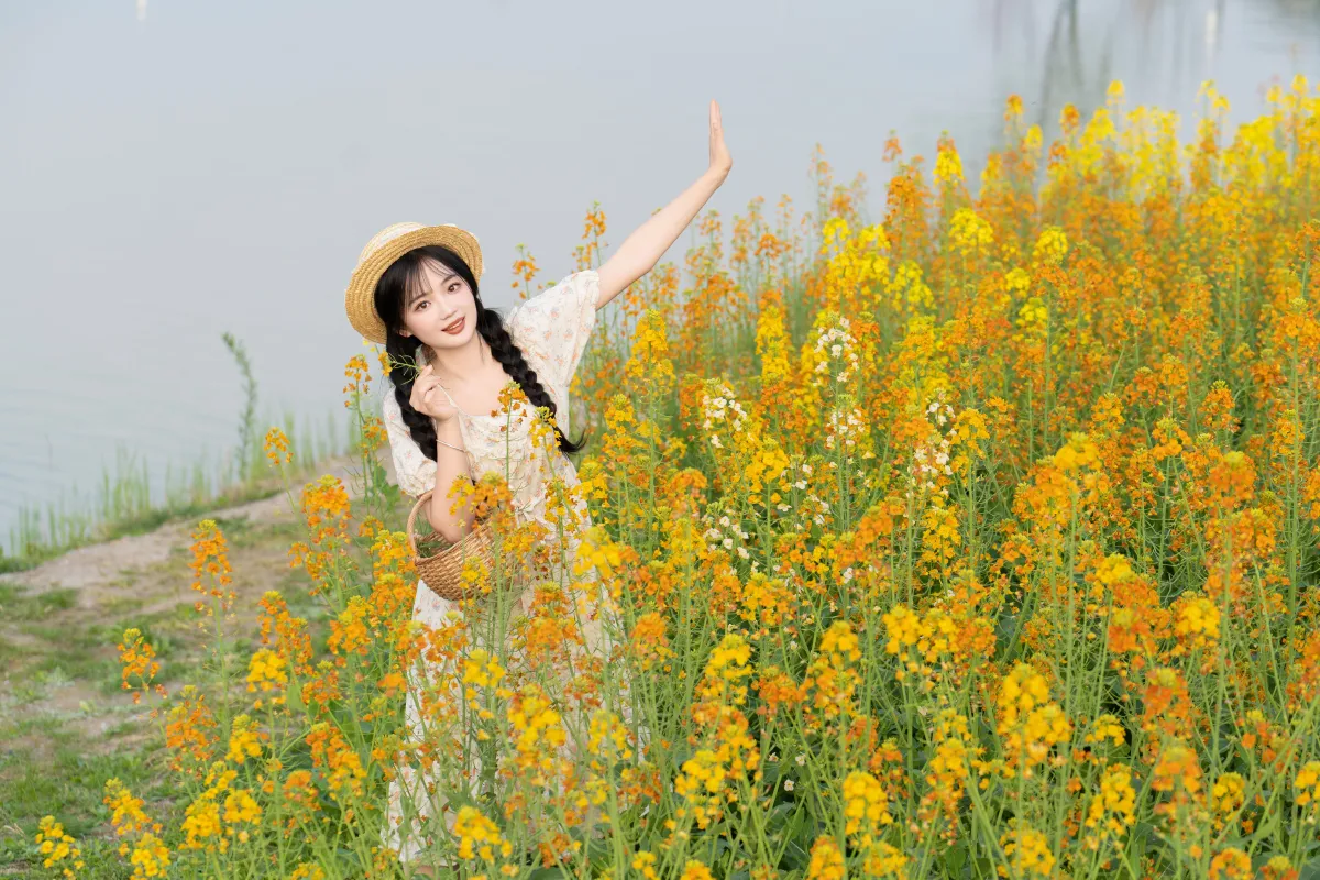 七彩油菜花