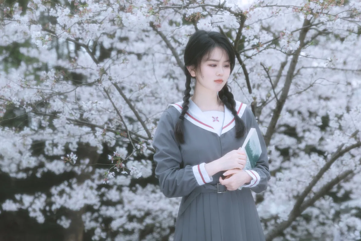少女与花1