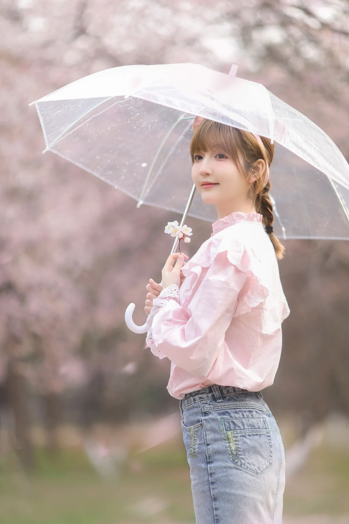 桃粉奶油