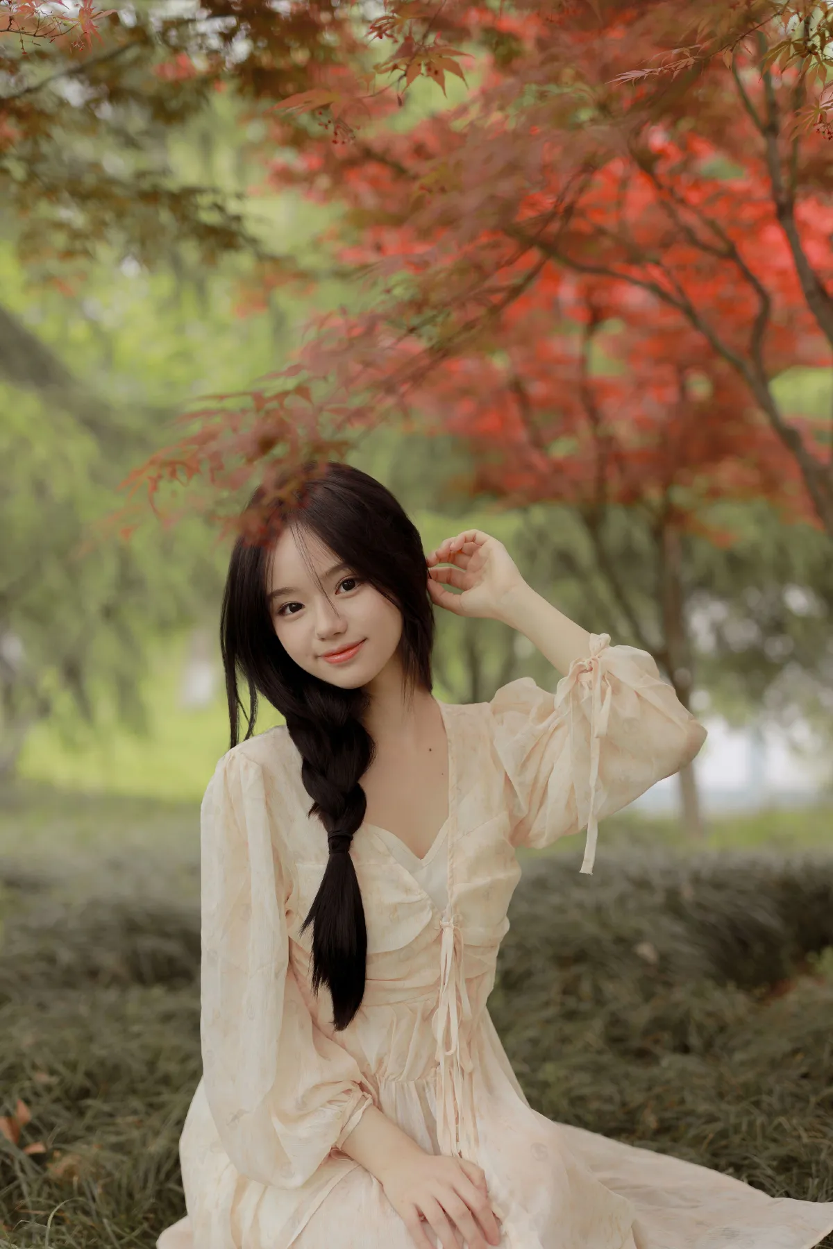 芥茉_十元《枫叶奇境》美图作品图片4