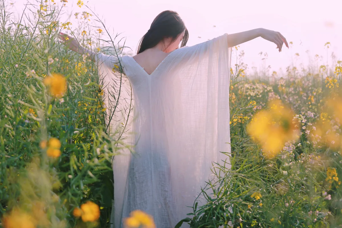 七彩花田之美