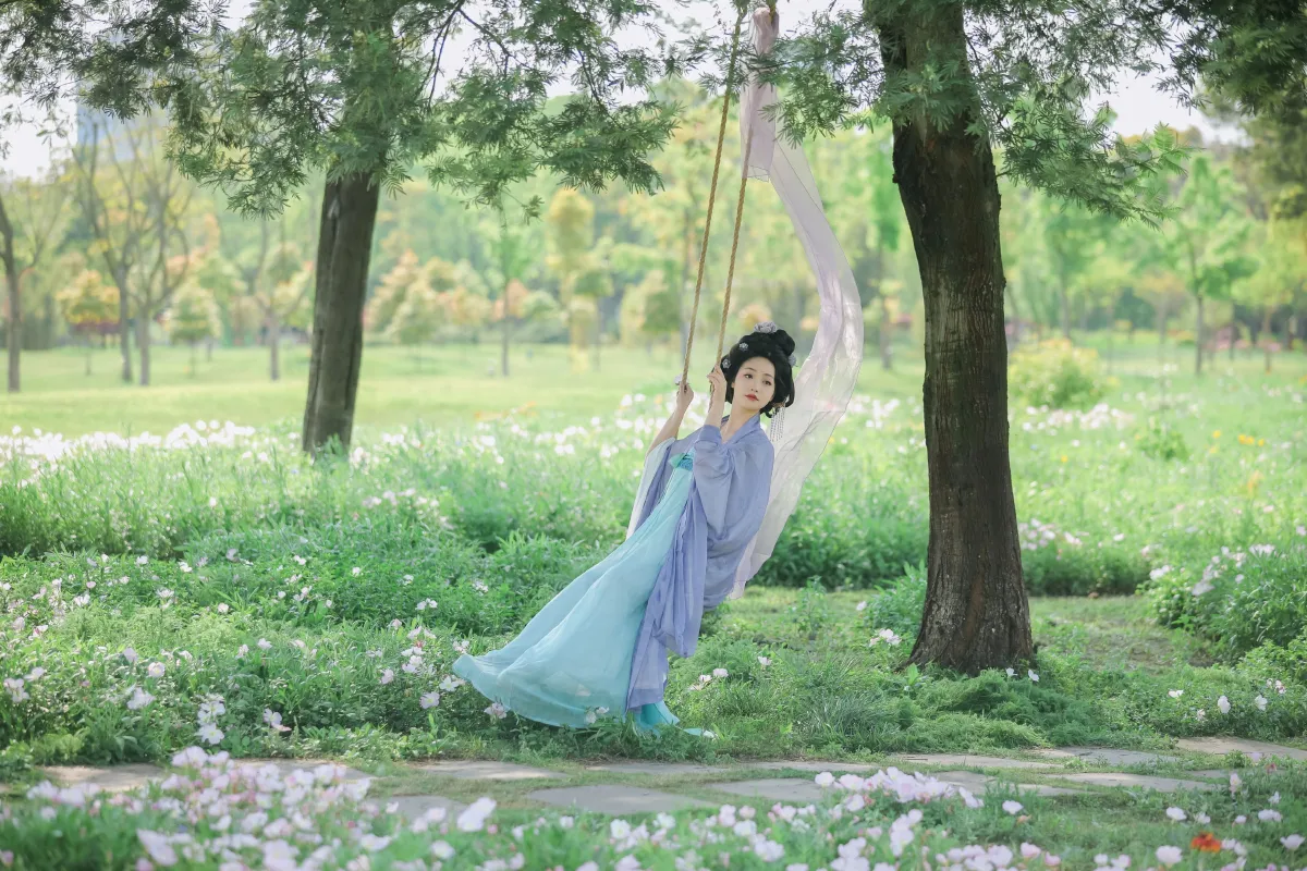 米木兮_凌子兮《月见花》美图作品图片5