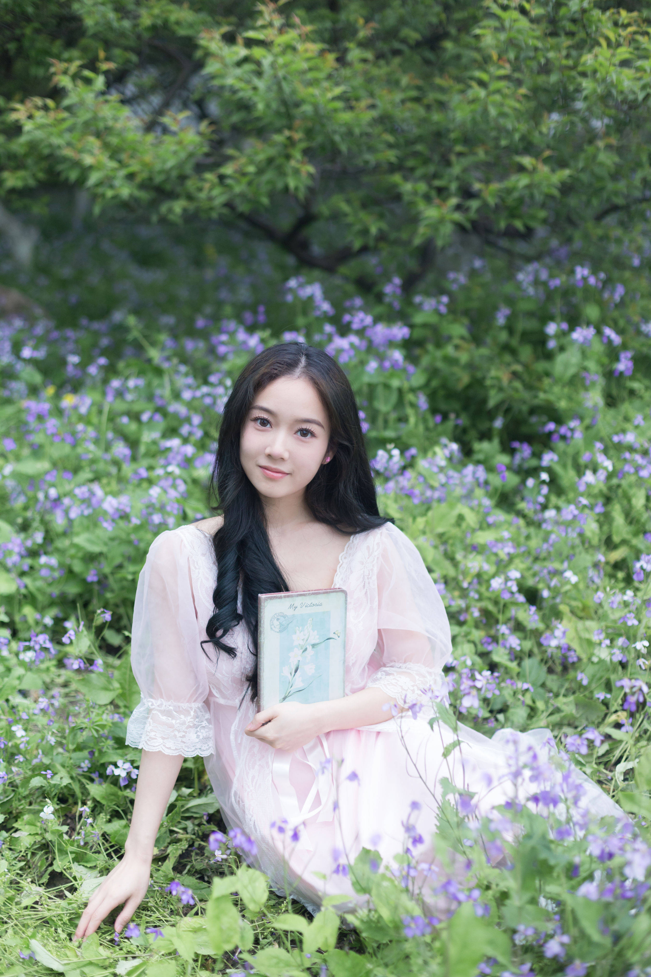 LLL_Lia__戈曼妮Nini《二月兰的春日》美图作品图片2