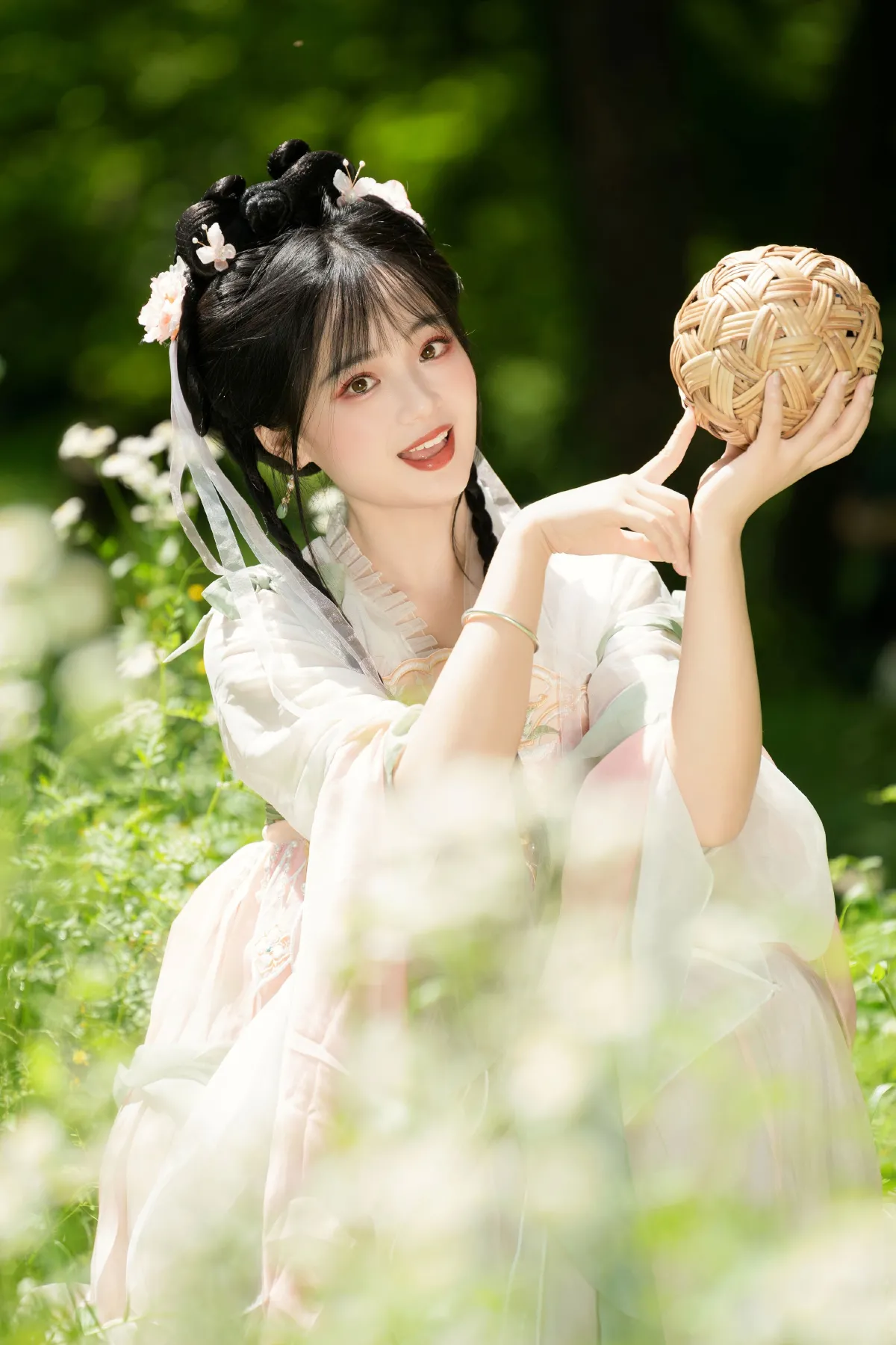 穿汉服去赏花