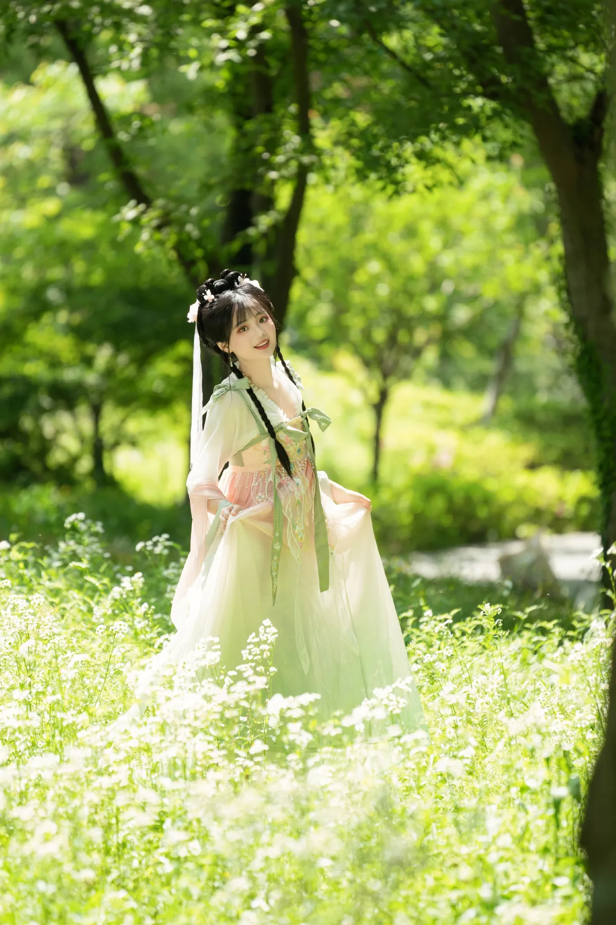 穿汉服去赏花4