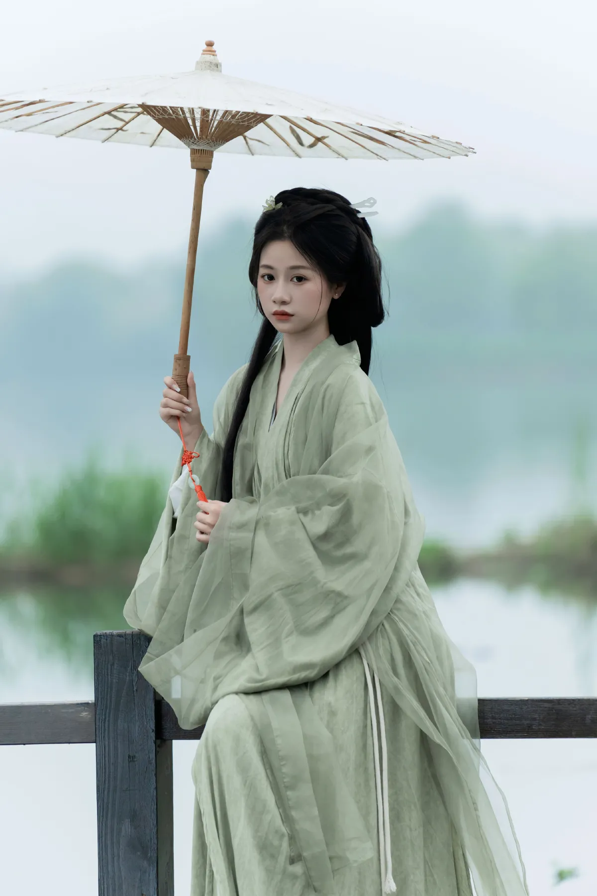 绿色烟雨中2