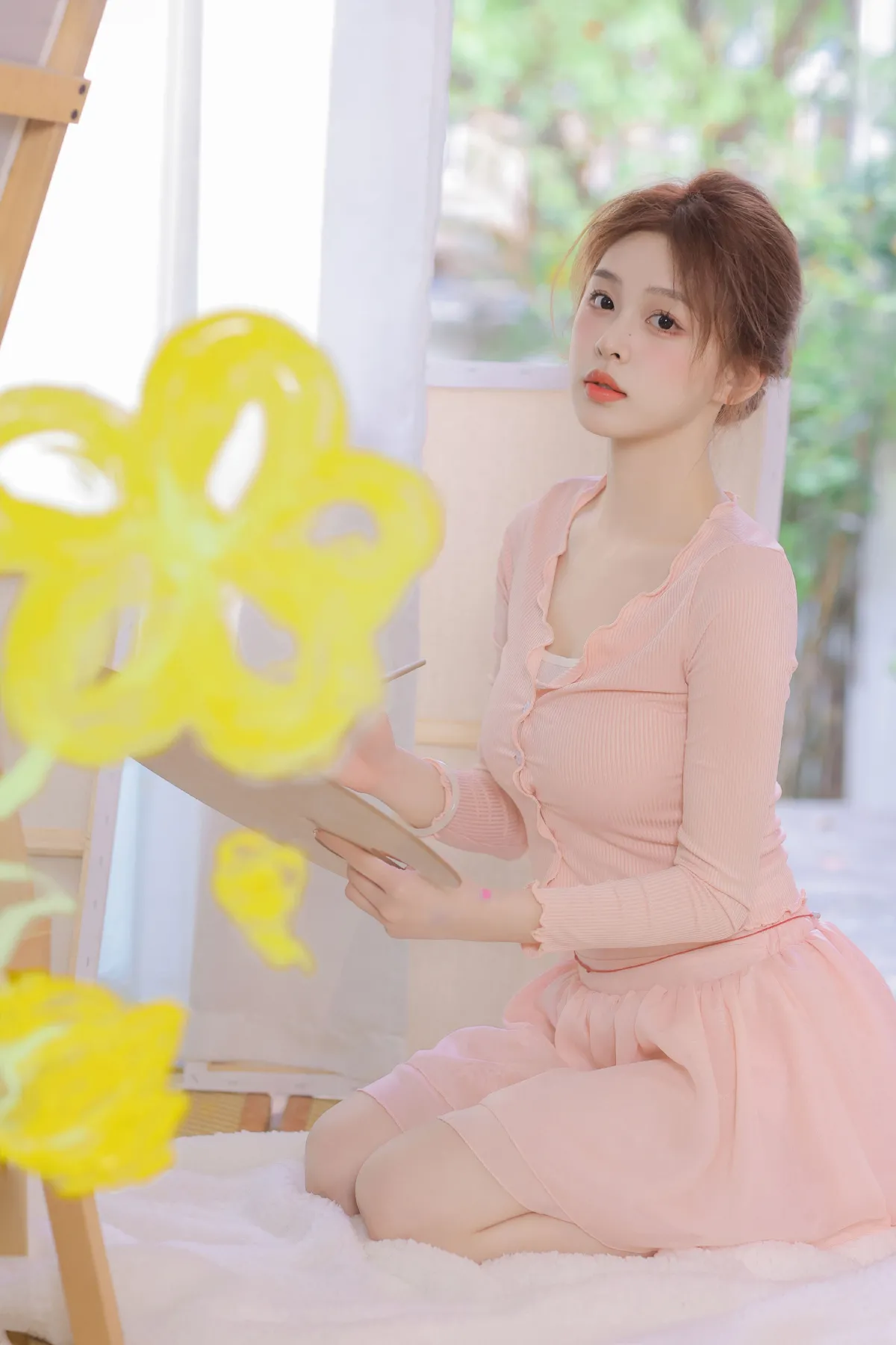 一笔春日1