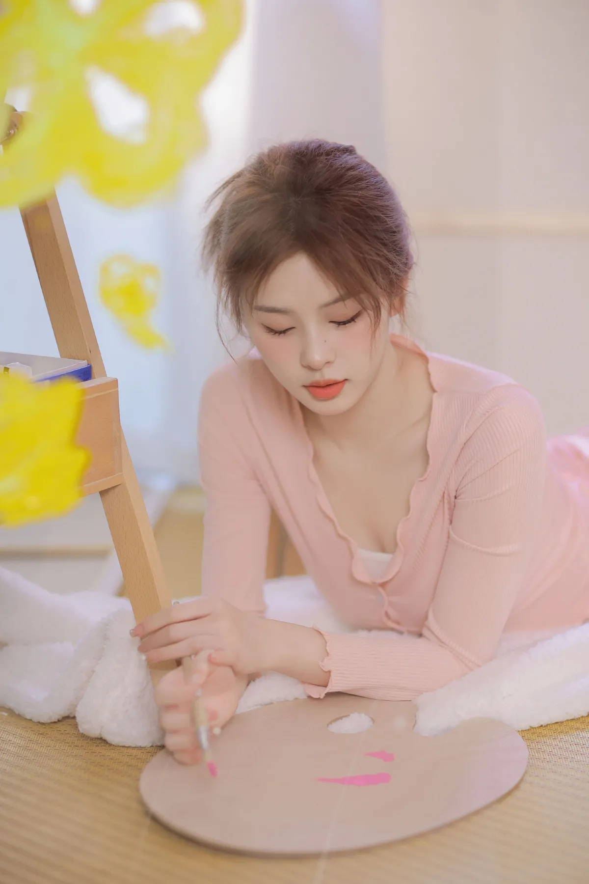 一笔春日2