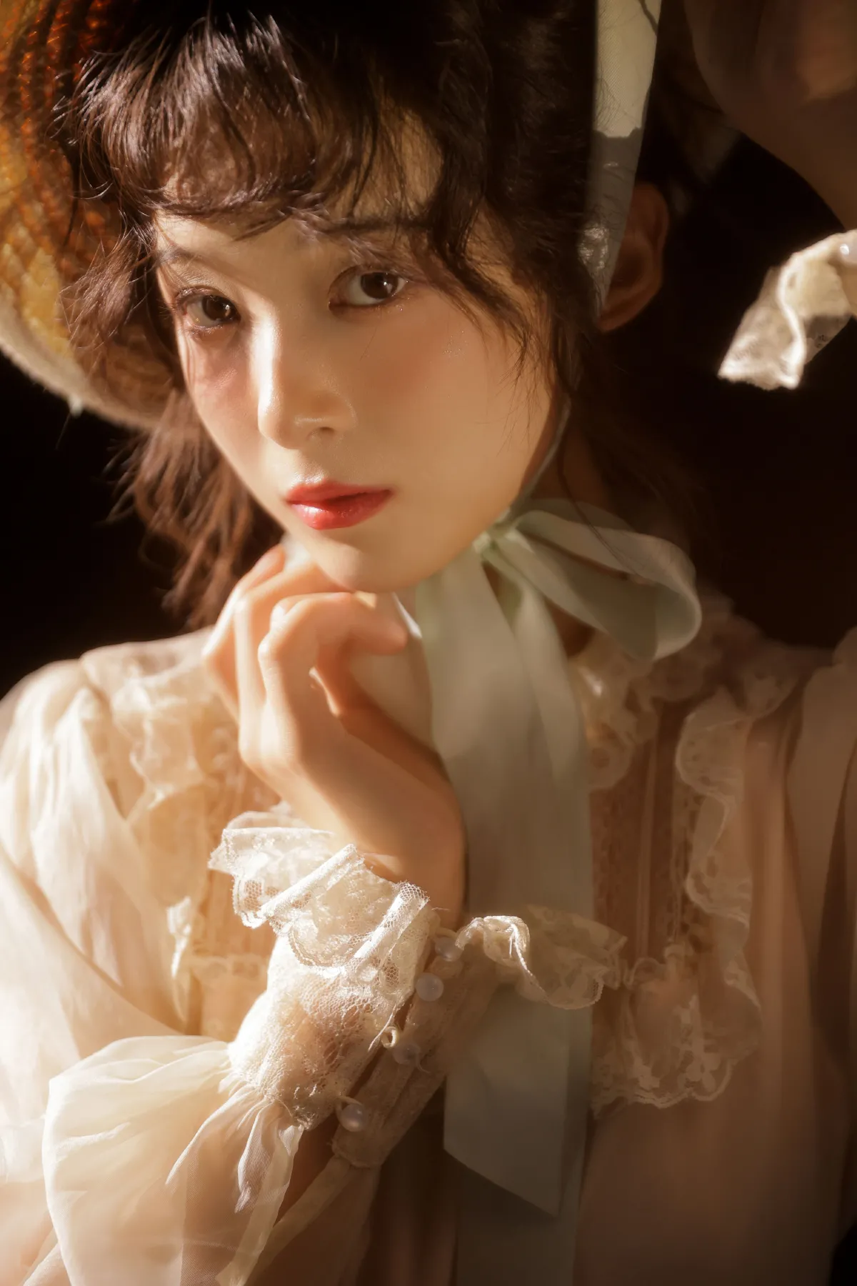 油画少女