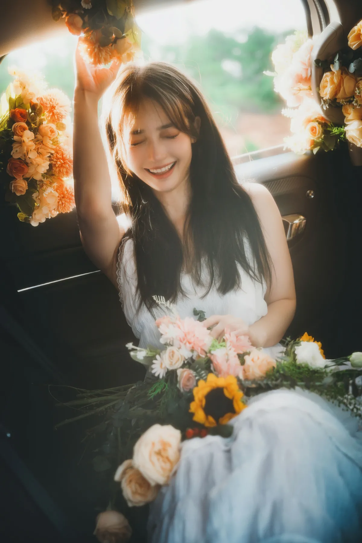 鲜花，车与少女3
