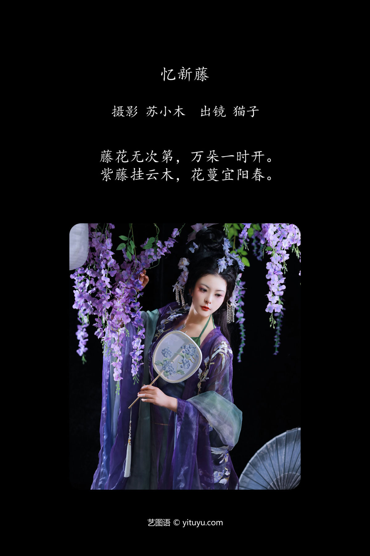 苏小木_猫子子《忆新藤》美图作品图片2