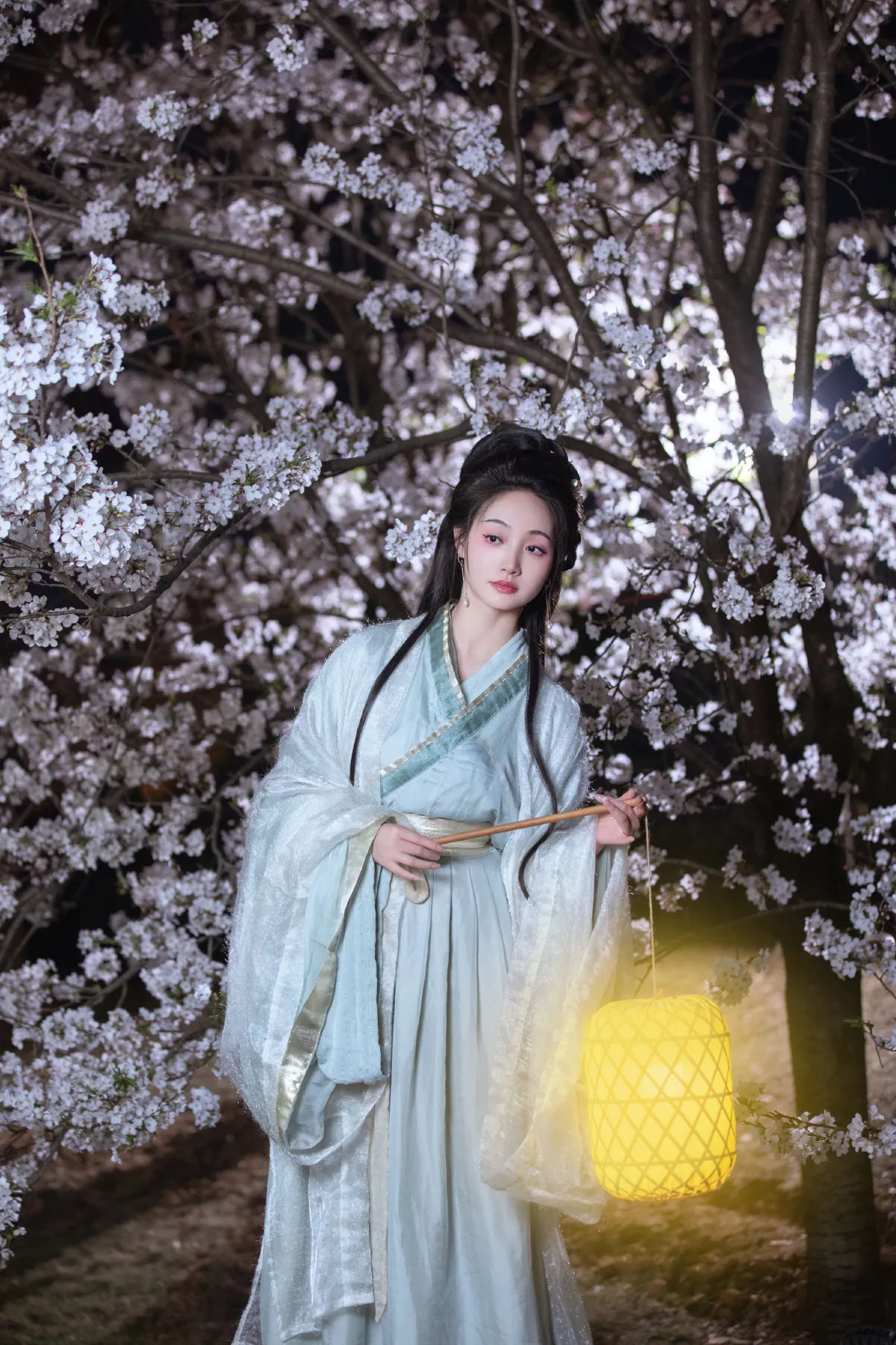 米木兮_凌子兮《夜樱》美图作品图片2