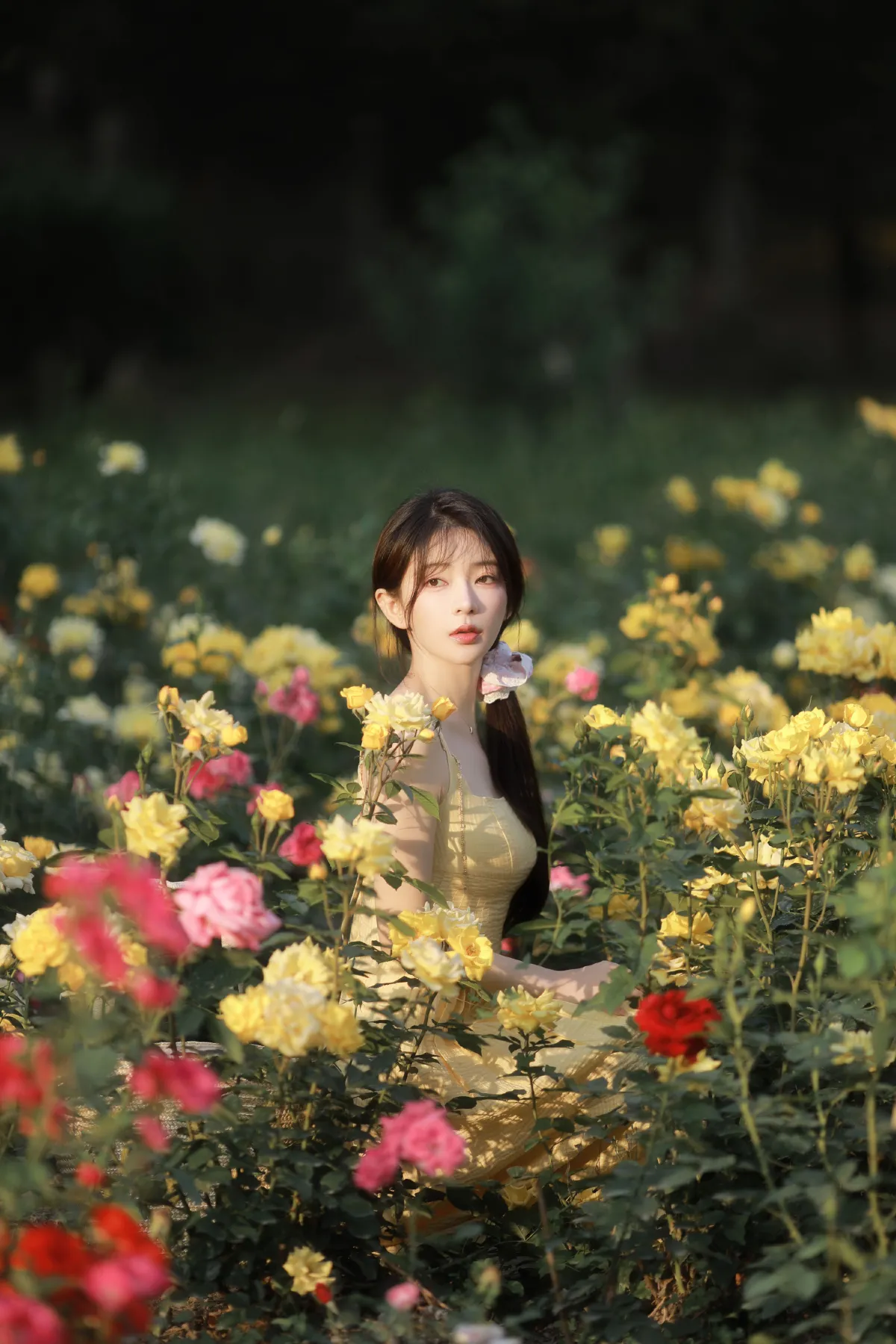 Sa娇少女写真馆_杨伊墨《莫奈花园》美图作品图片5