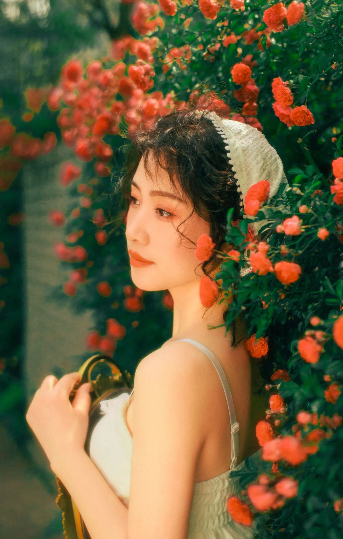 油画少女