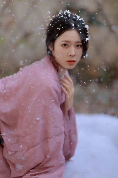 雪中人