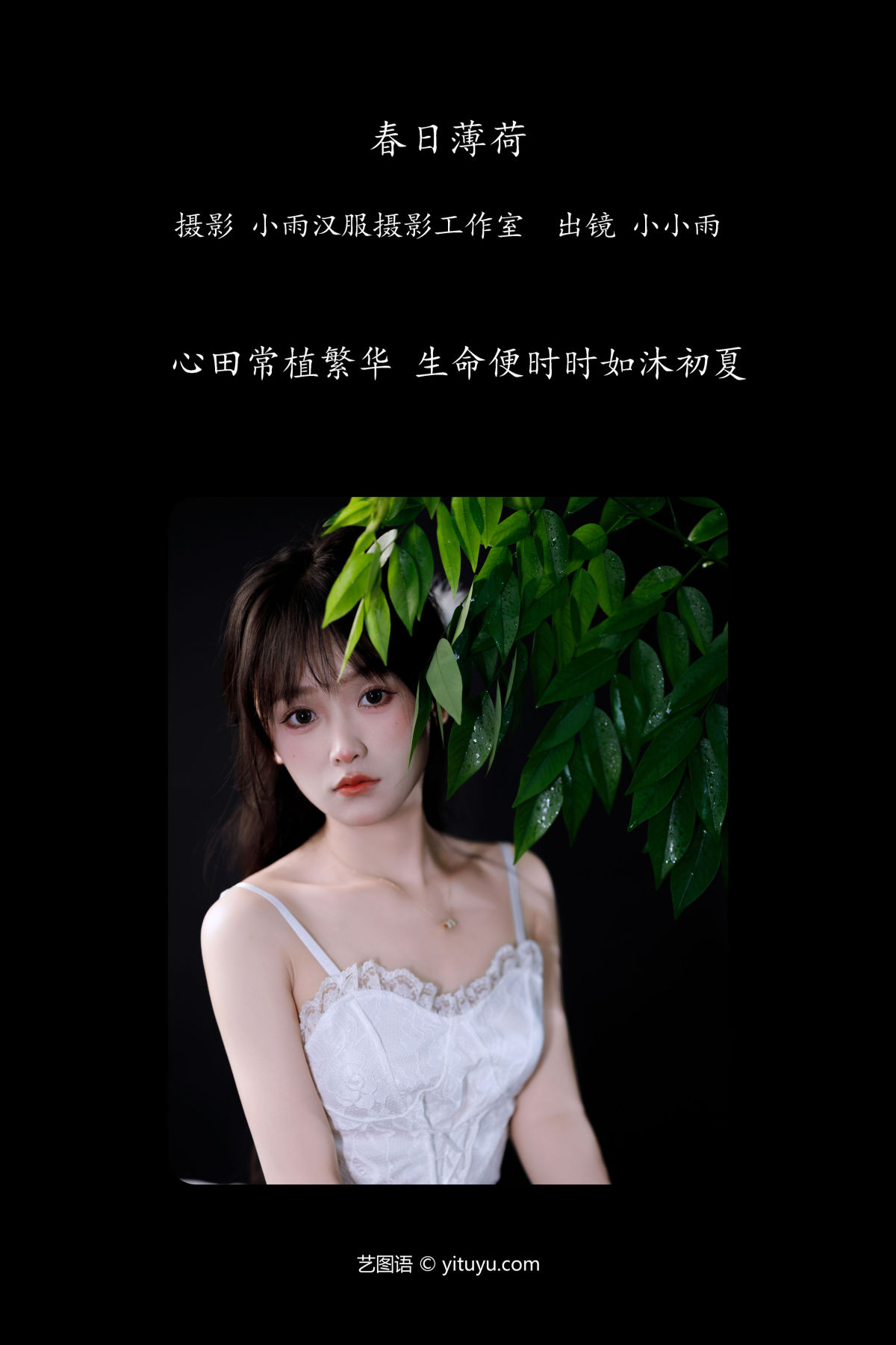 小雨汉服摄影工作室_小小雨《春日薄荷》美图作品图片2