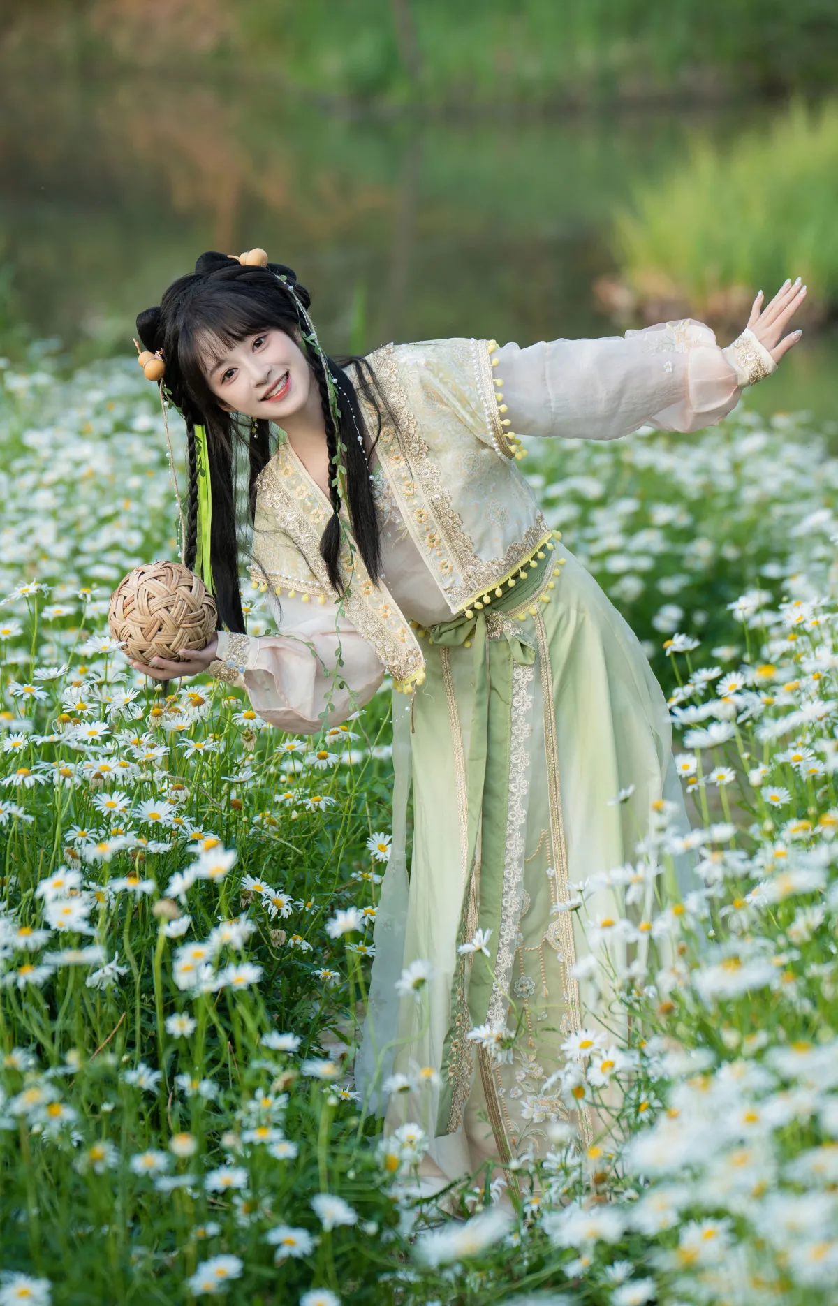 赏花去了