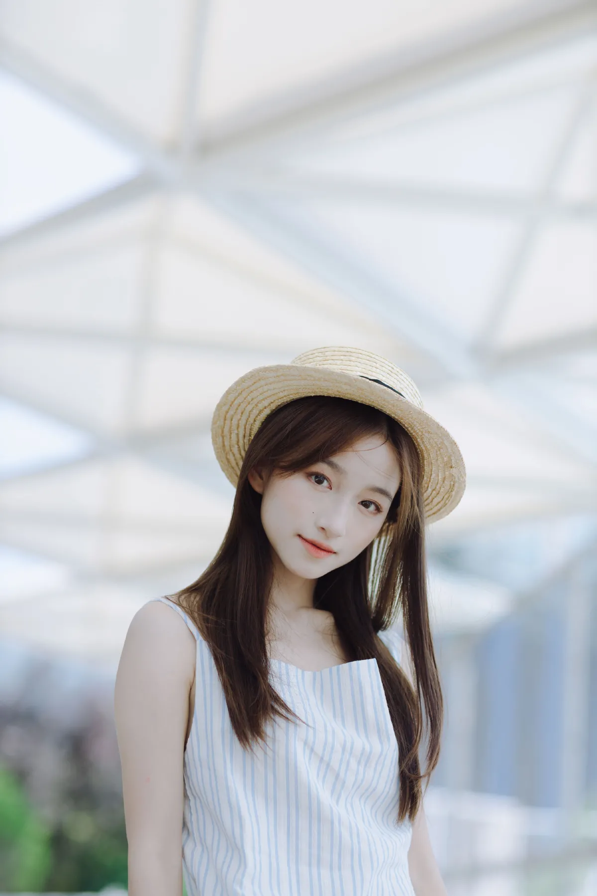 蓝色纯净夏日