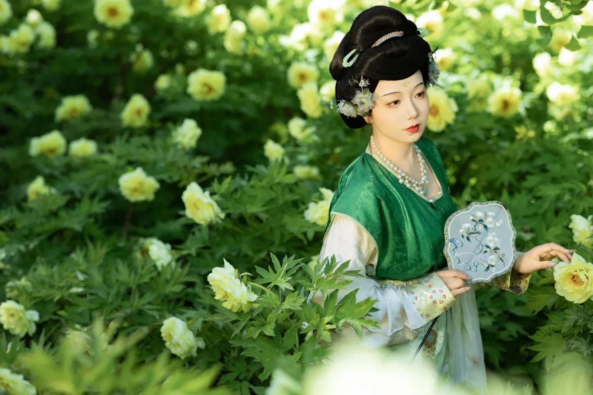 若寒Rock_狐涂图突突突《牡丹国色》美图作品图片5