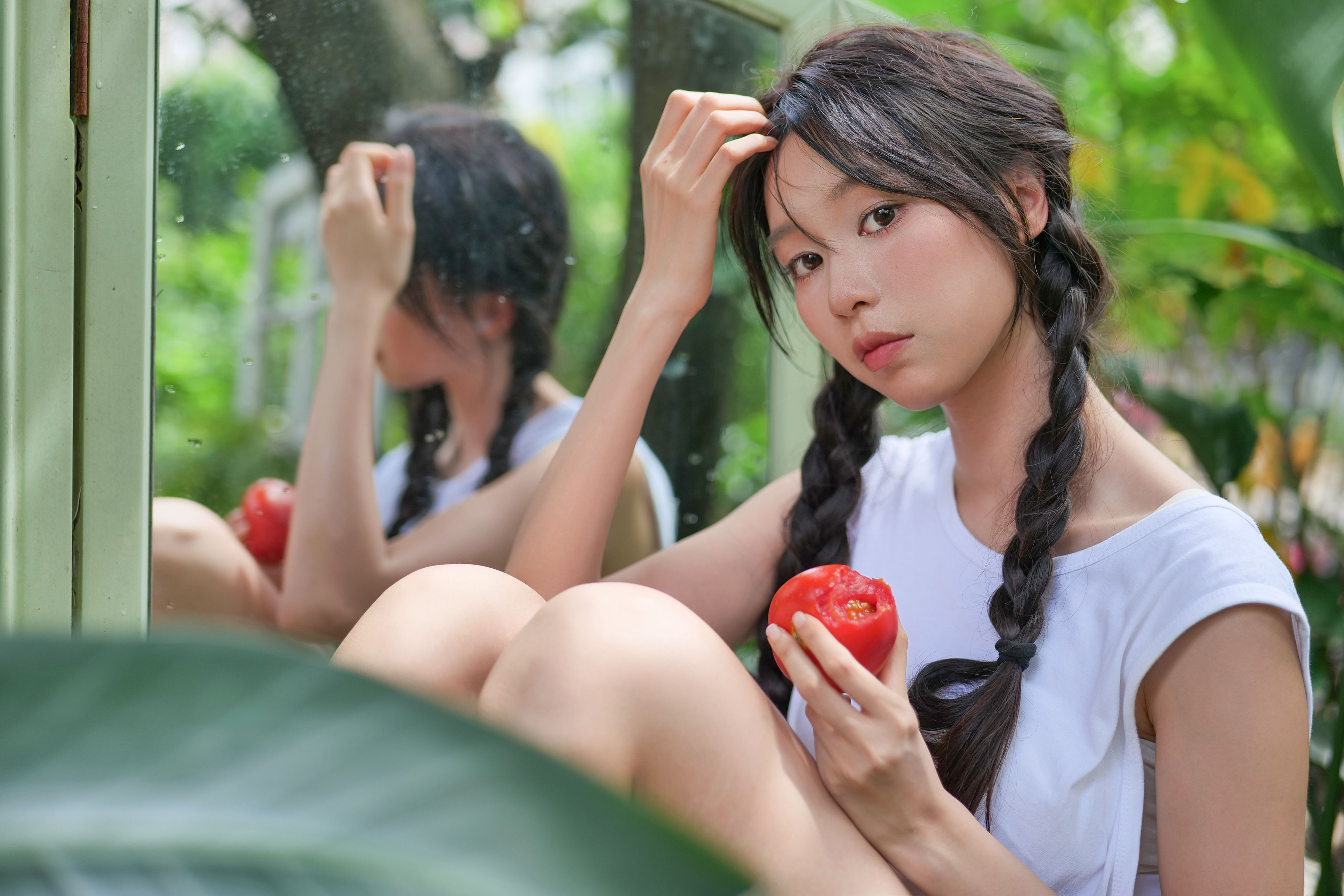 陈先森_茵籽儿《花语少女·悠然时光》美图作品图片3