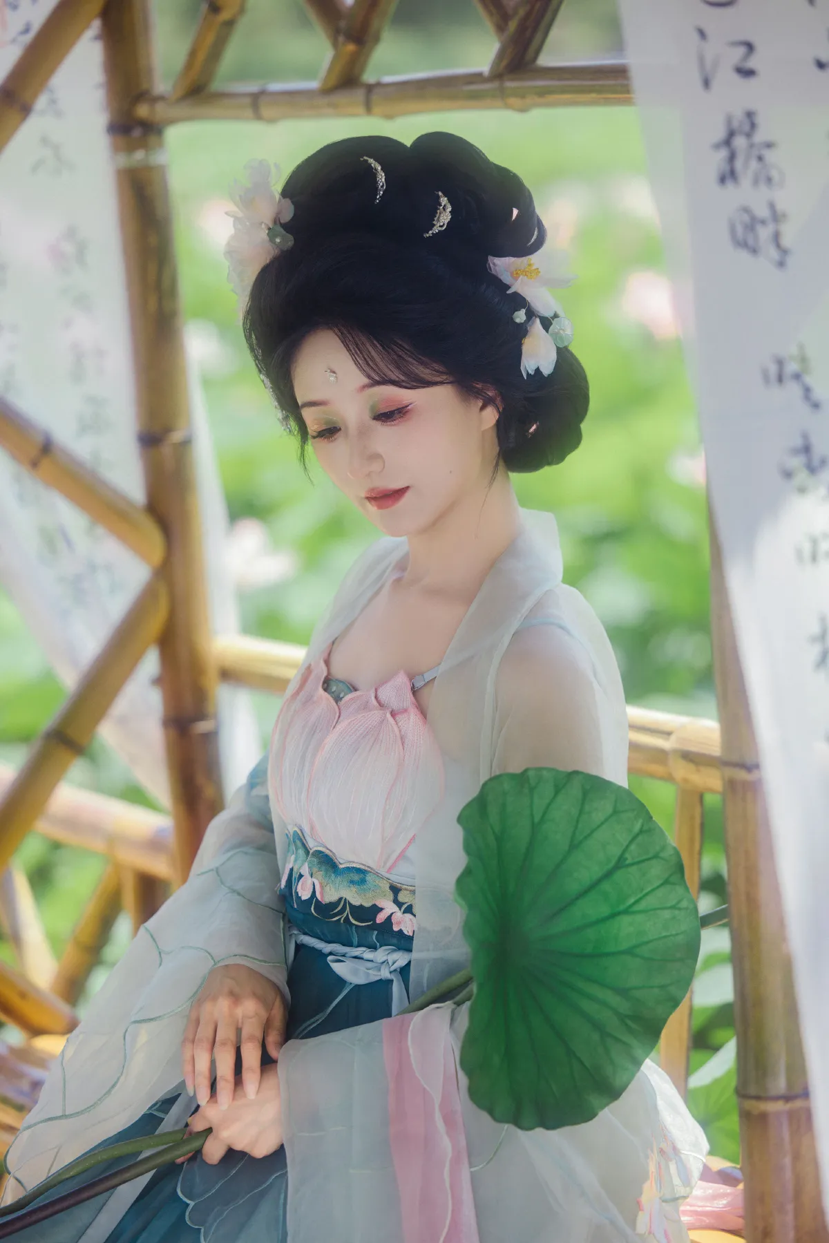 风吹荷花香