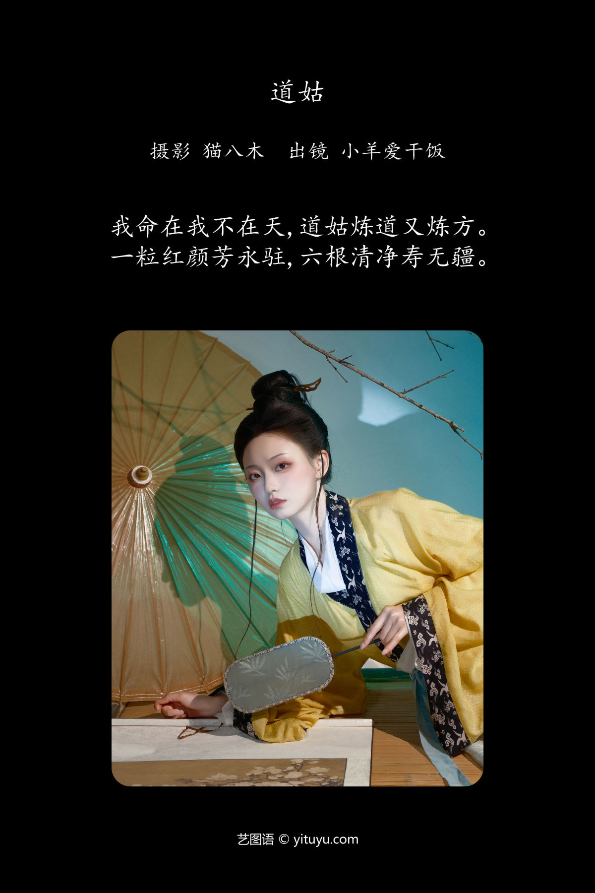 猫八木_小羊爱干饭《道姑》美图作品图片2