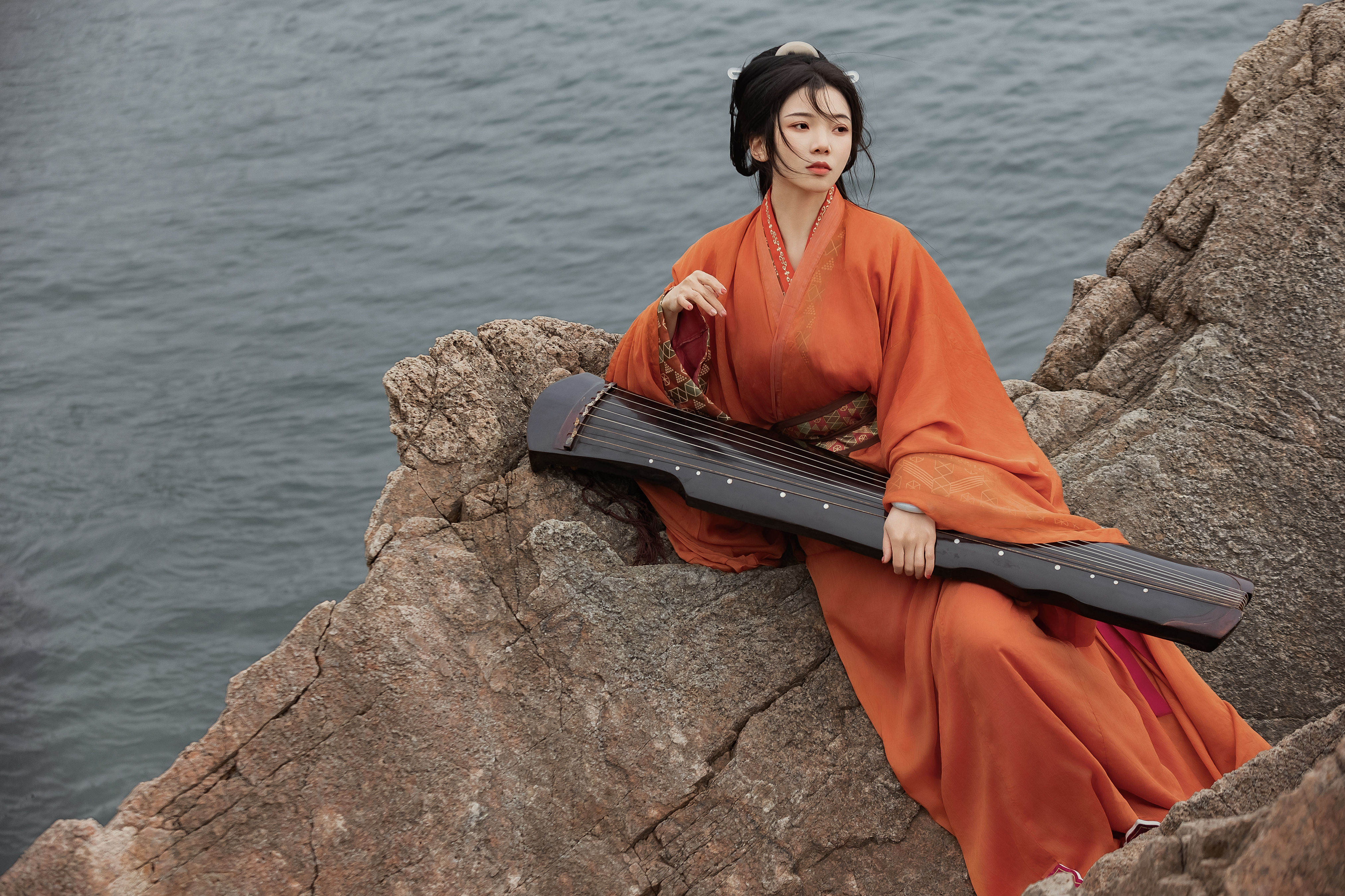 若寒Rock_晚风珊珊《观沧海》美图作品图片1