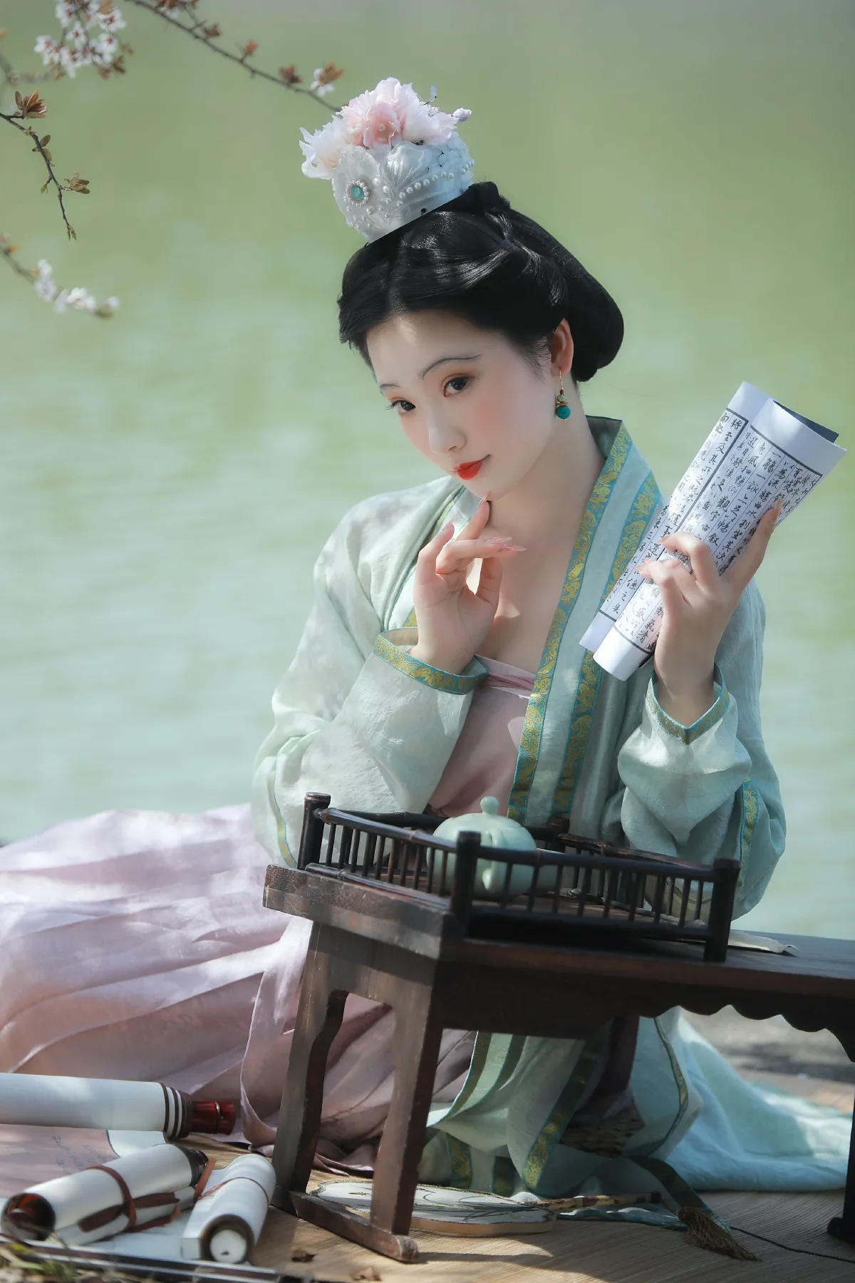 子瞬_椿鱼《紫叶李》美图作品图片5