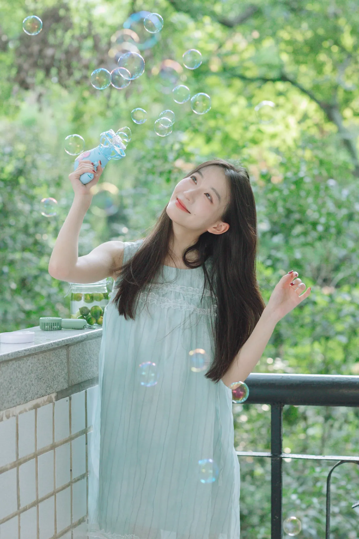 泡泡夏日
