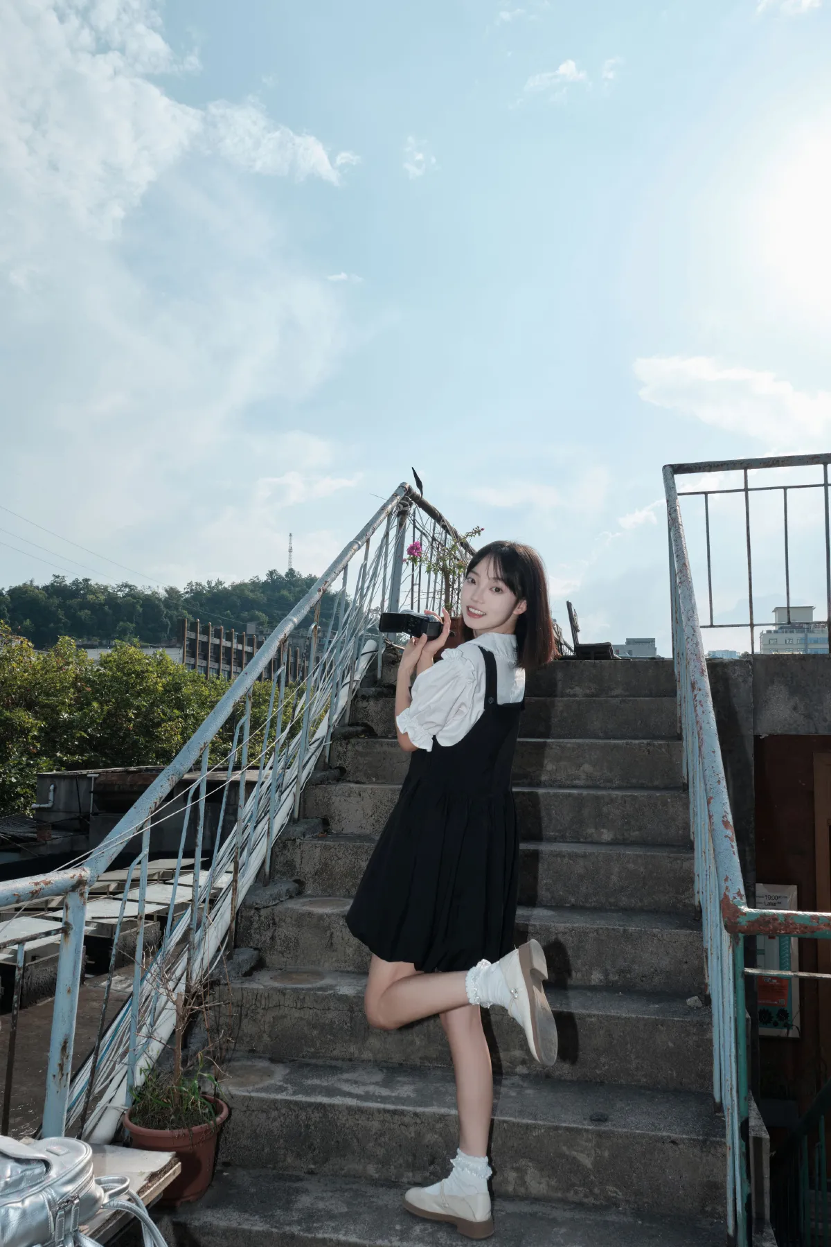 天台少女