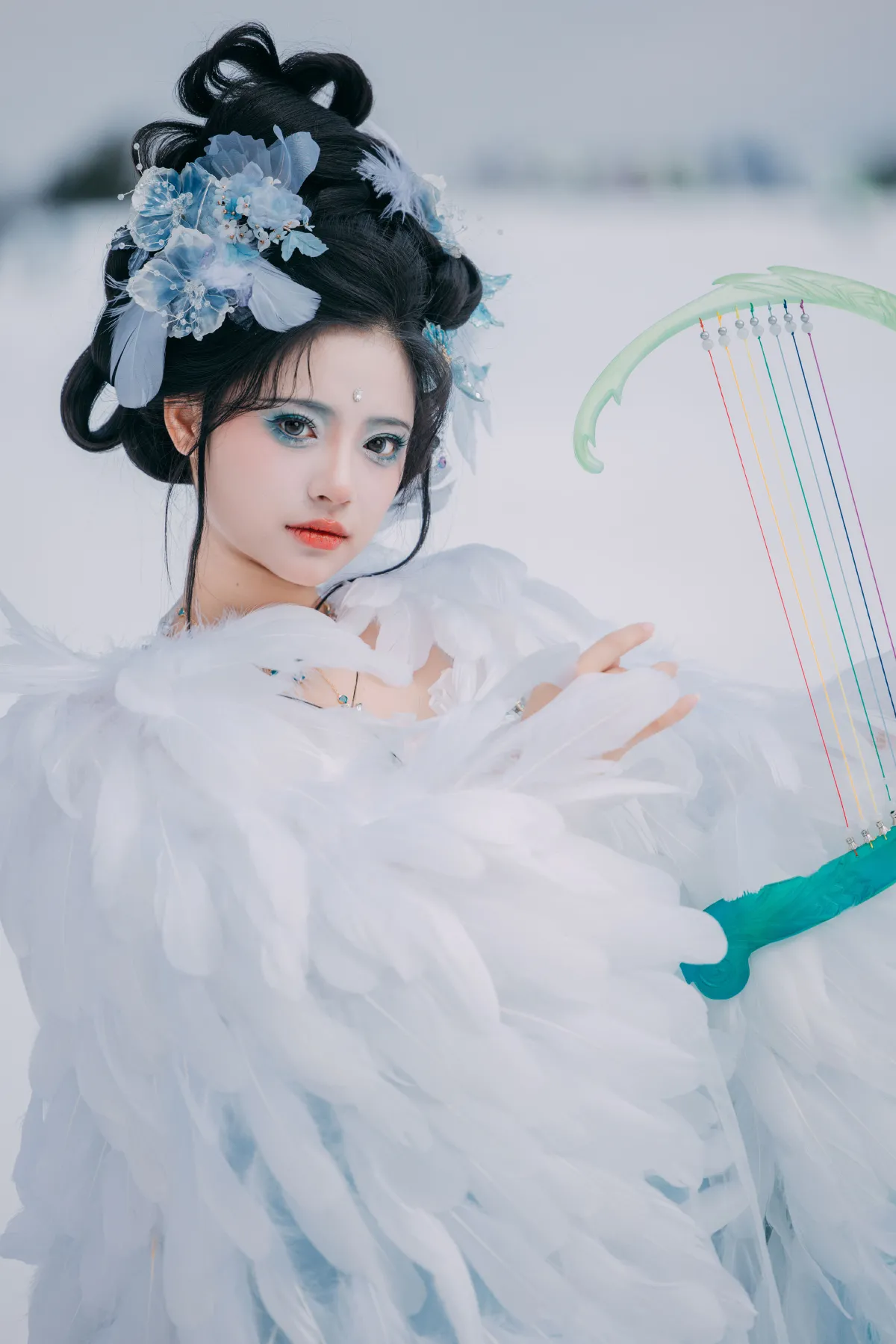 雪中鹤
