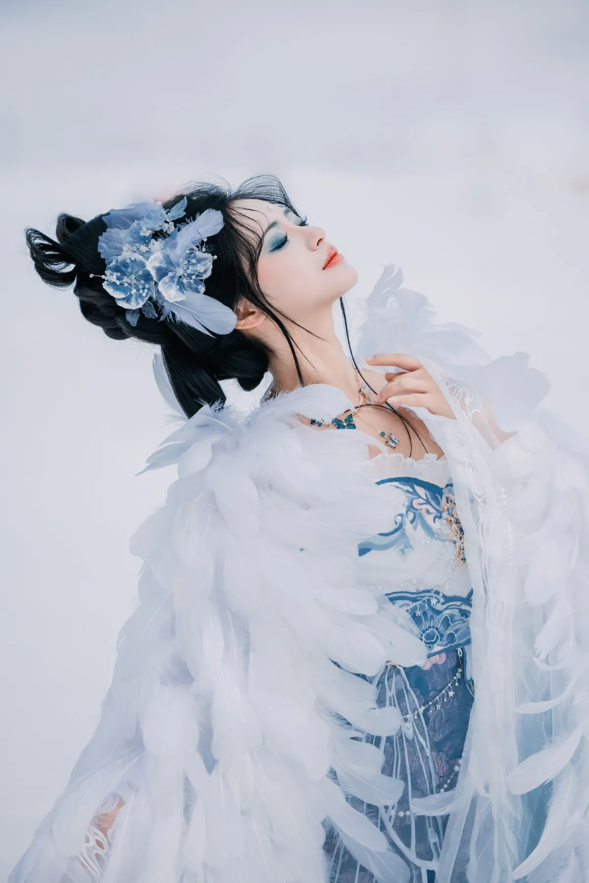 雪中鹤