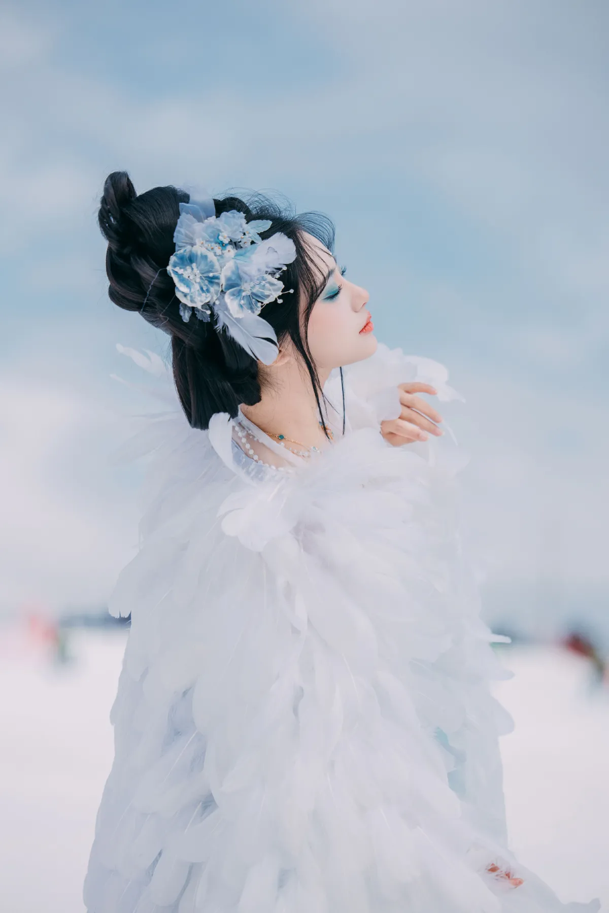 雪中鹤