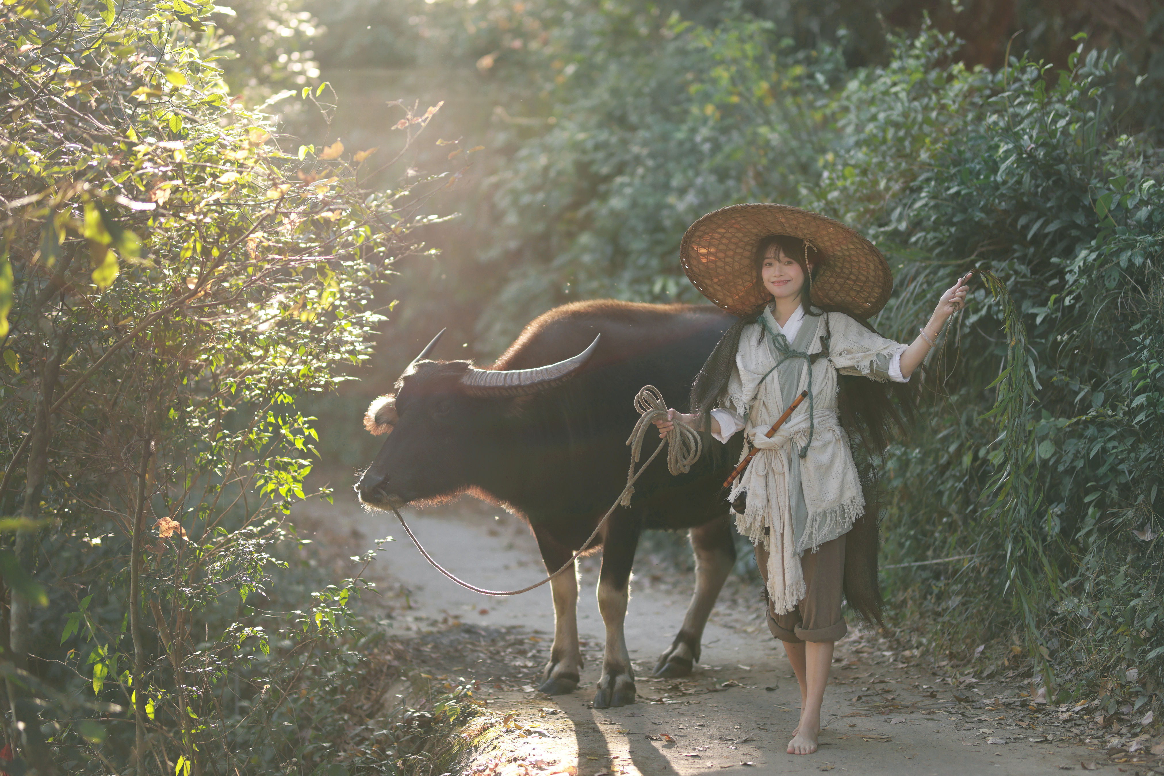 从暮暮_惠儿儿吖《牧童》美图作品图片1