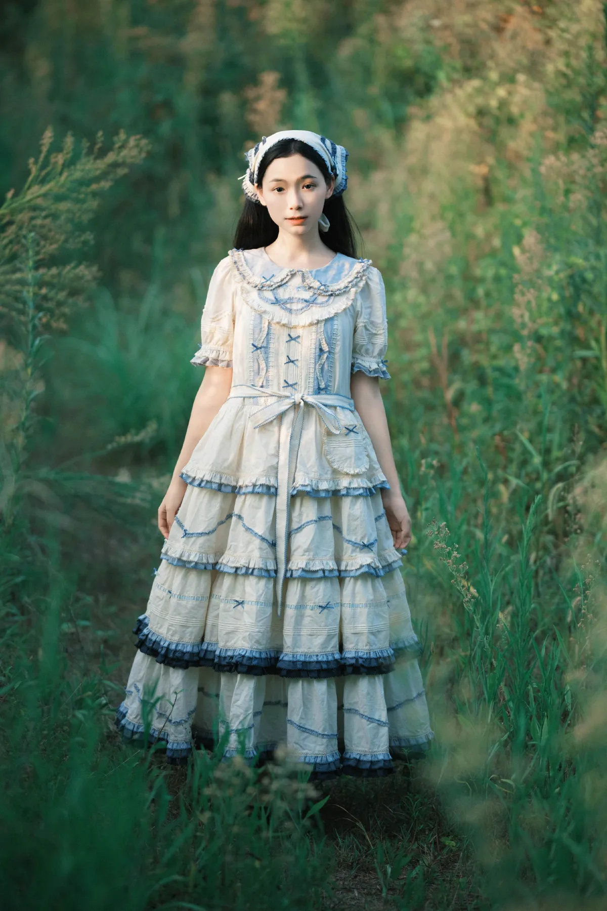甜汐_Zzzhen《田园少女》美图作品图片2