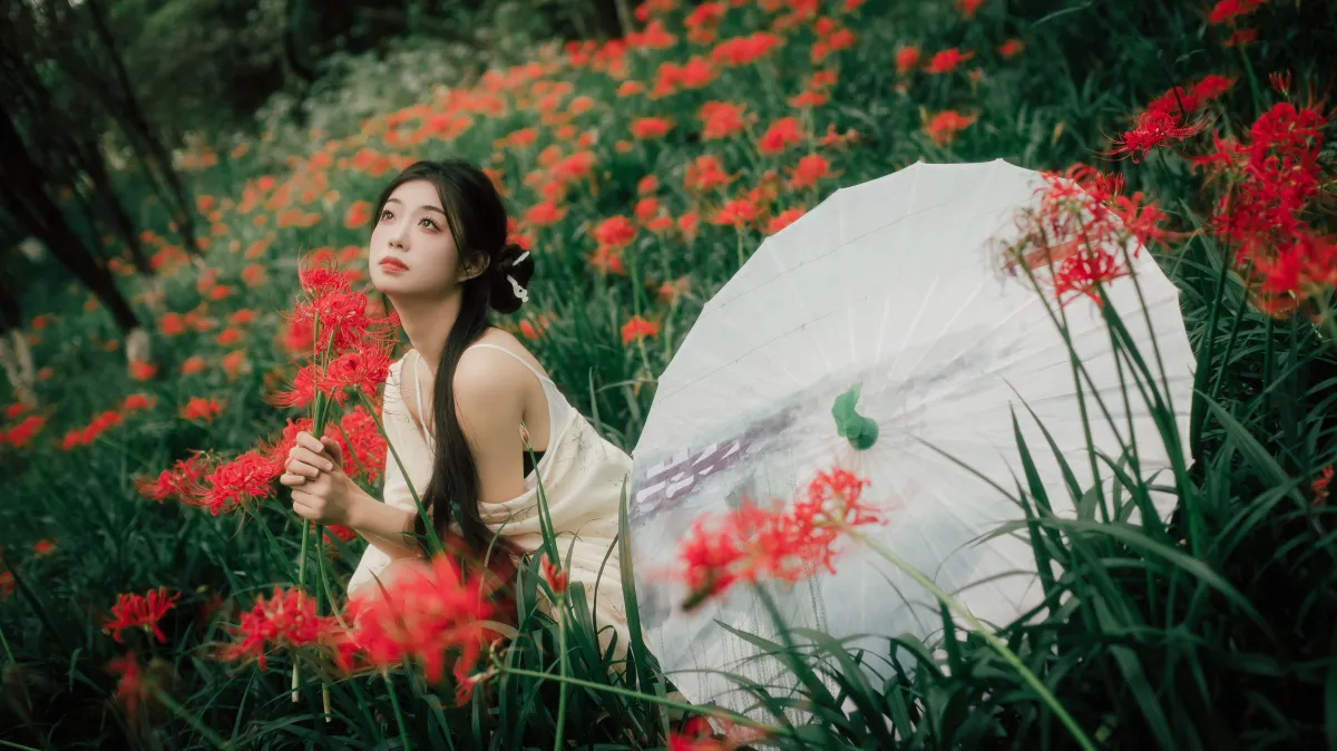 青陵_小小吴《曼珠沙华》美图作品图片5