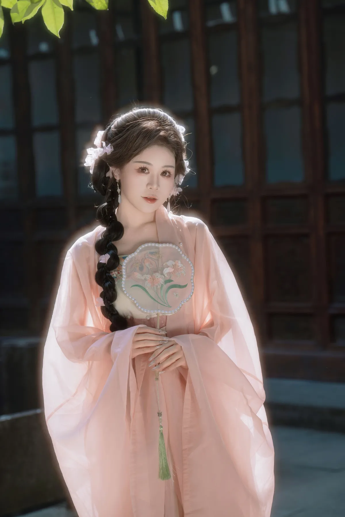 西夏_泡芙小方《粉色温婉》美图作品图片1