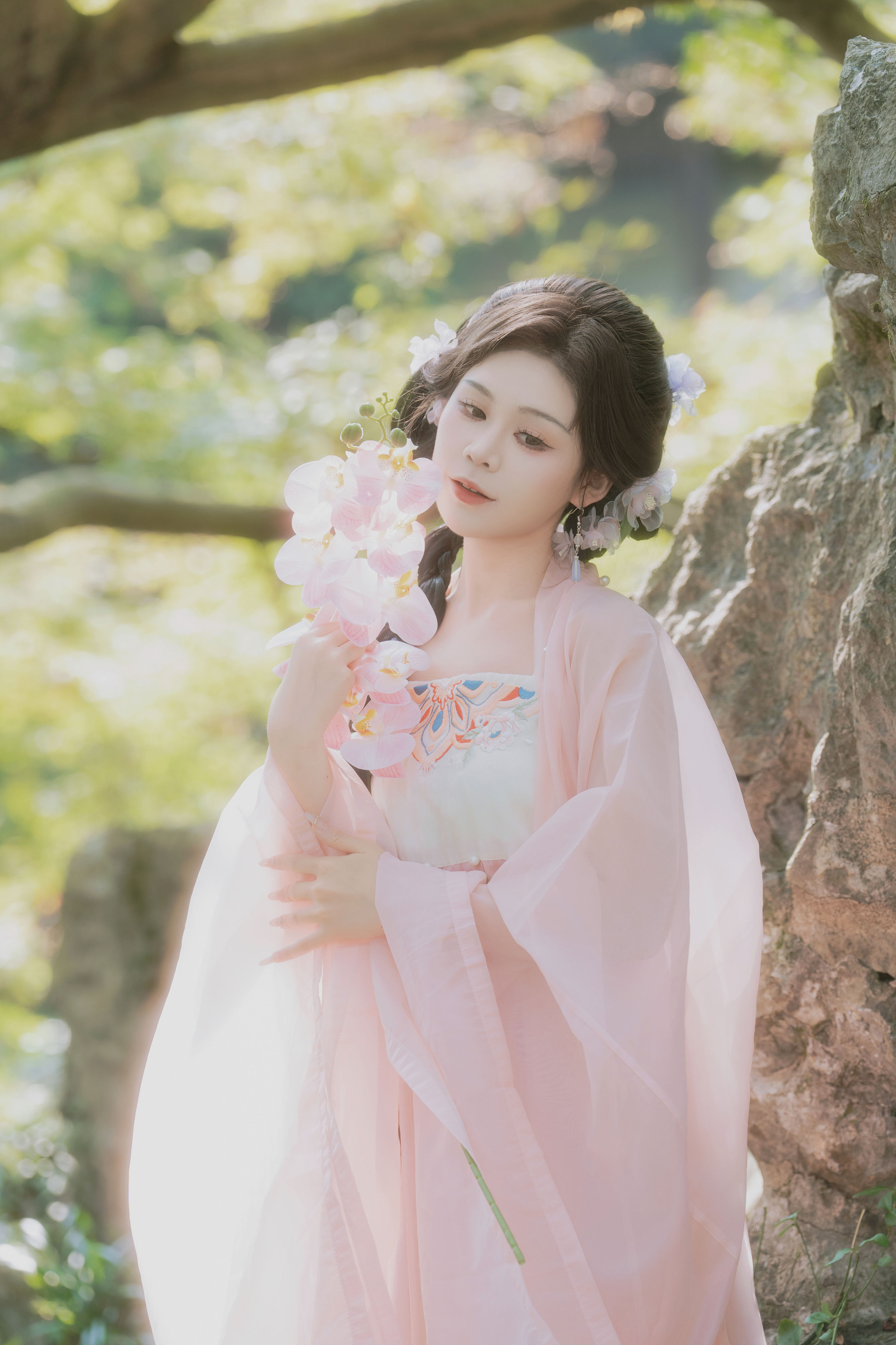西夏_泡芙小方《粉色温婉》美图作品图片5