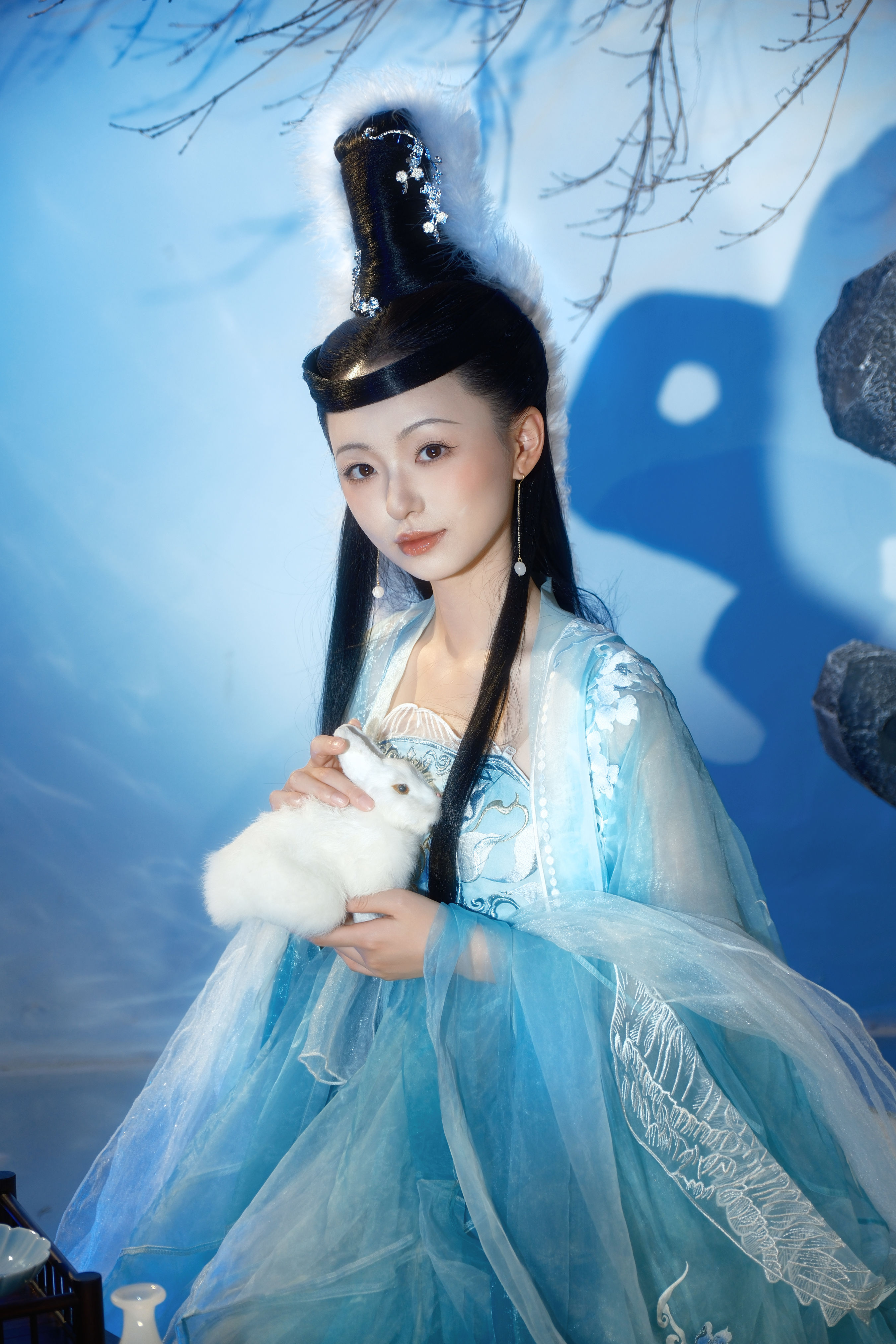 猫八木_小羊爱干饭《嫦娥》美图作品图片1