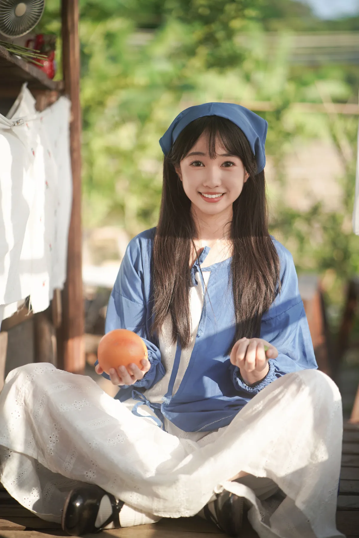 田园暮歌，花裙少女之韵1
