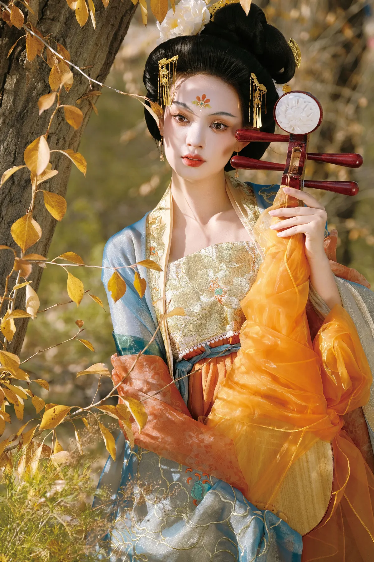 鸦青_秋咪睡大觉《金牡丹》美图作品图片5