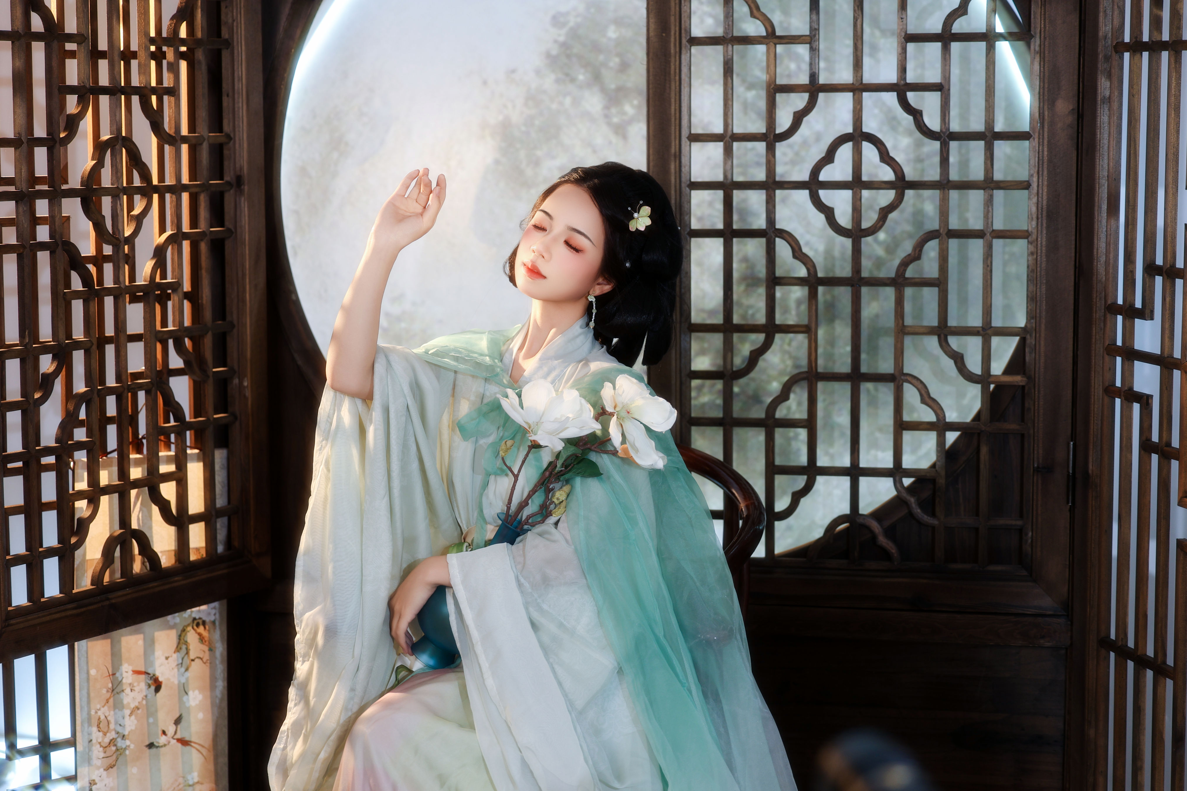 荷叶叶_小杜同学《梦中人》美图作品图片4
