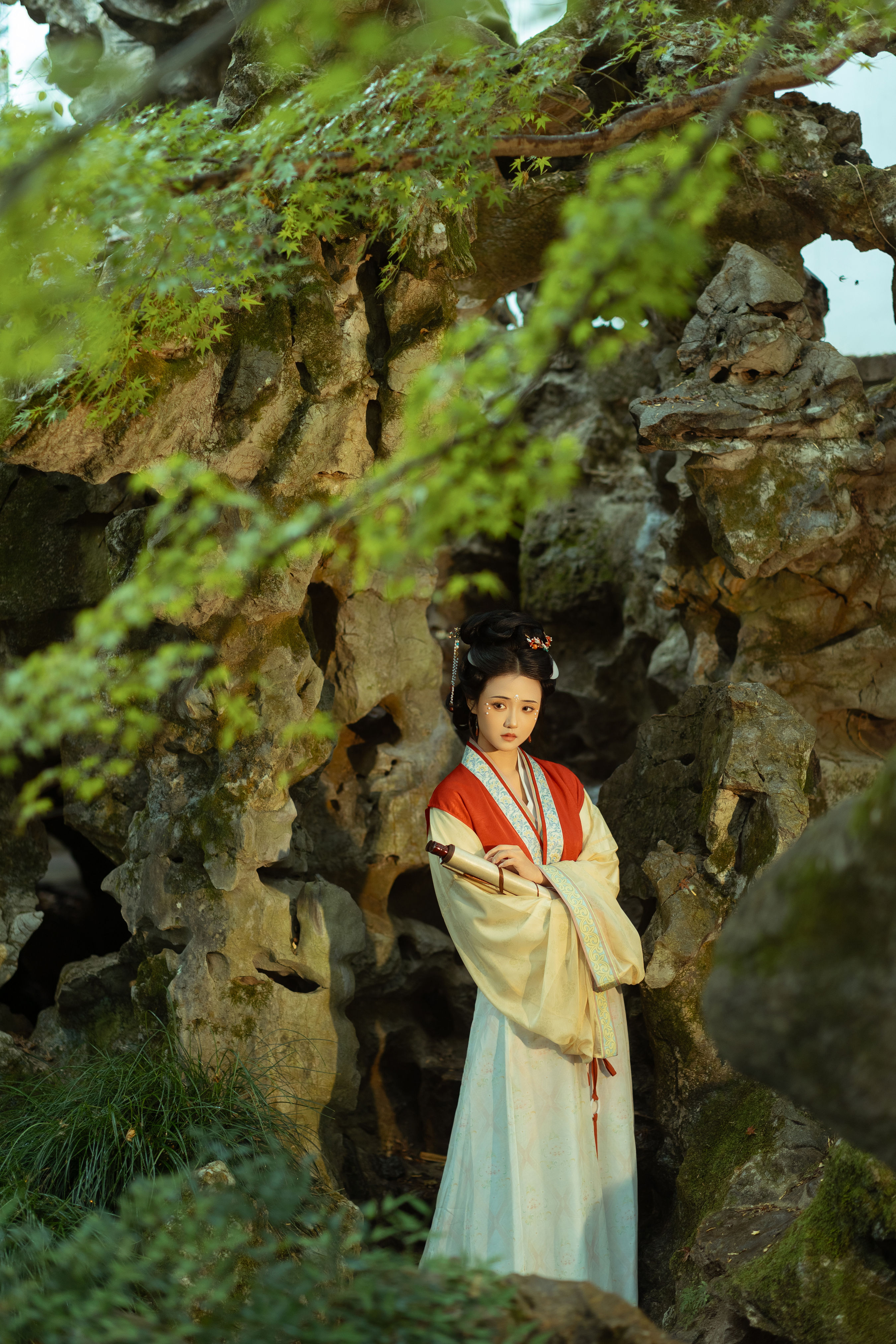 若寒Rock_雪樱《晚来秋雨》美图作品图片1