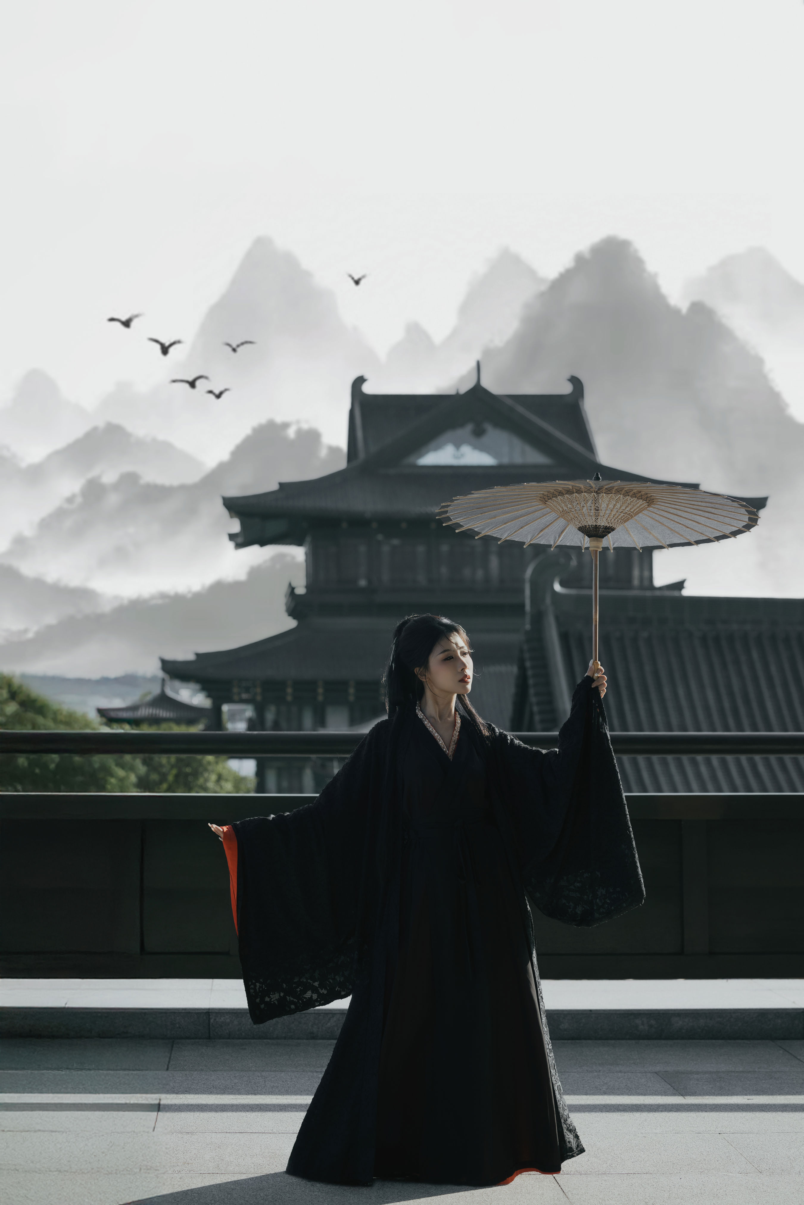 与墨