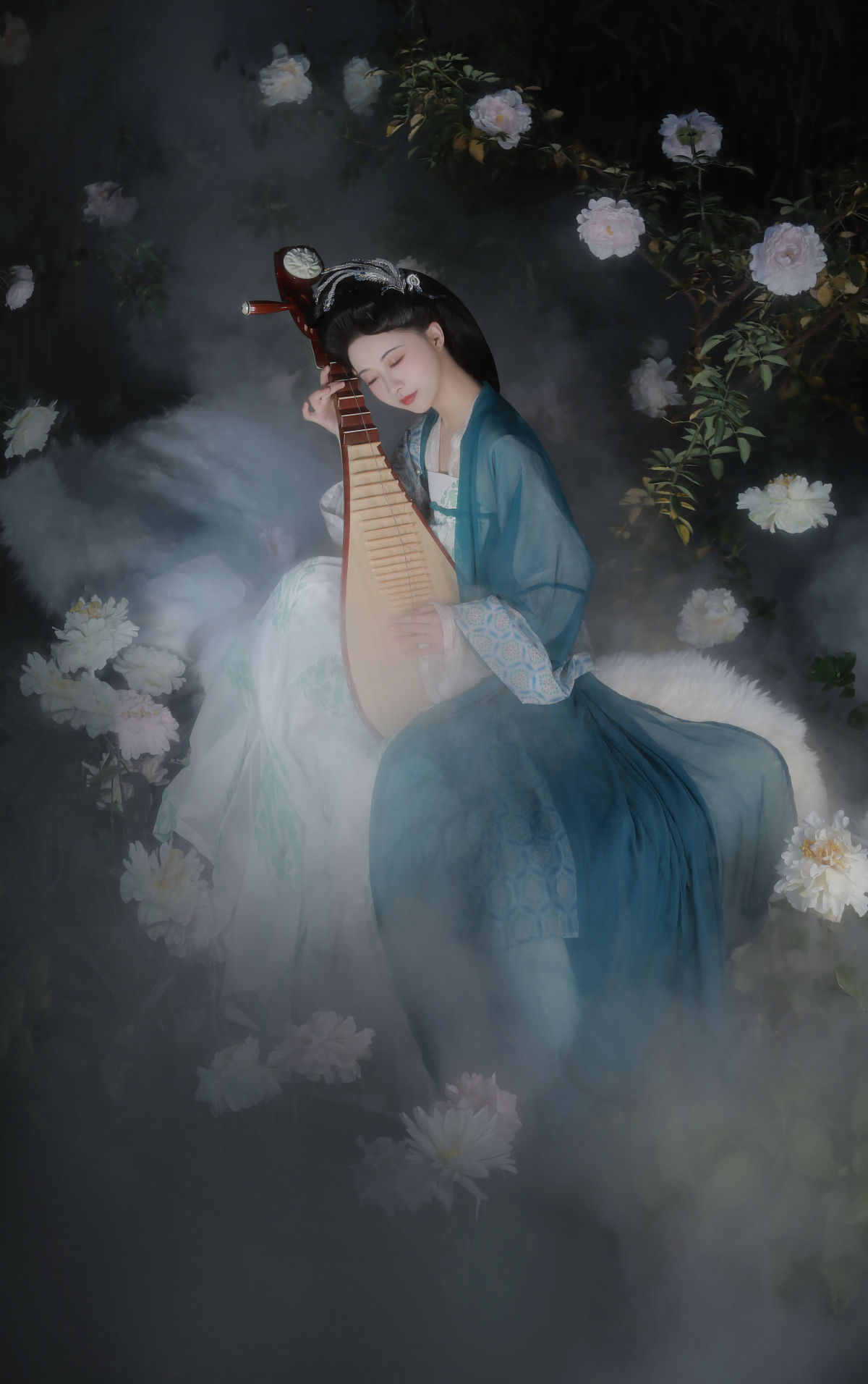 阿录-_与芳《芳春柳摇染花香》美图作品图片3